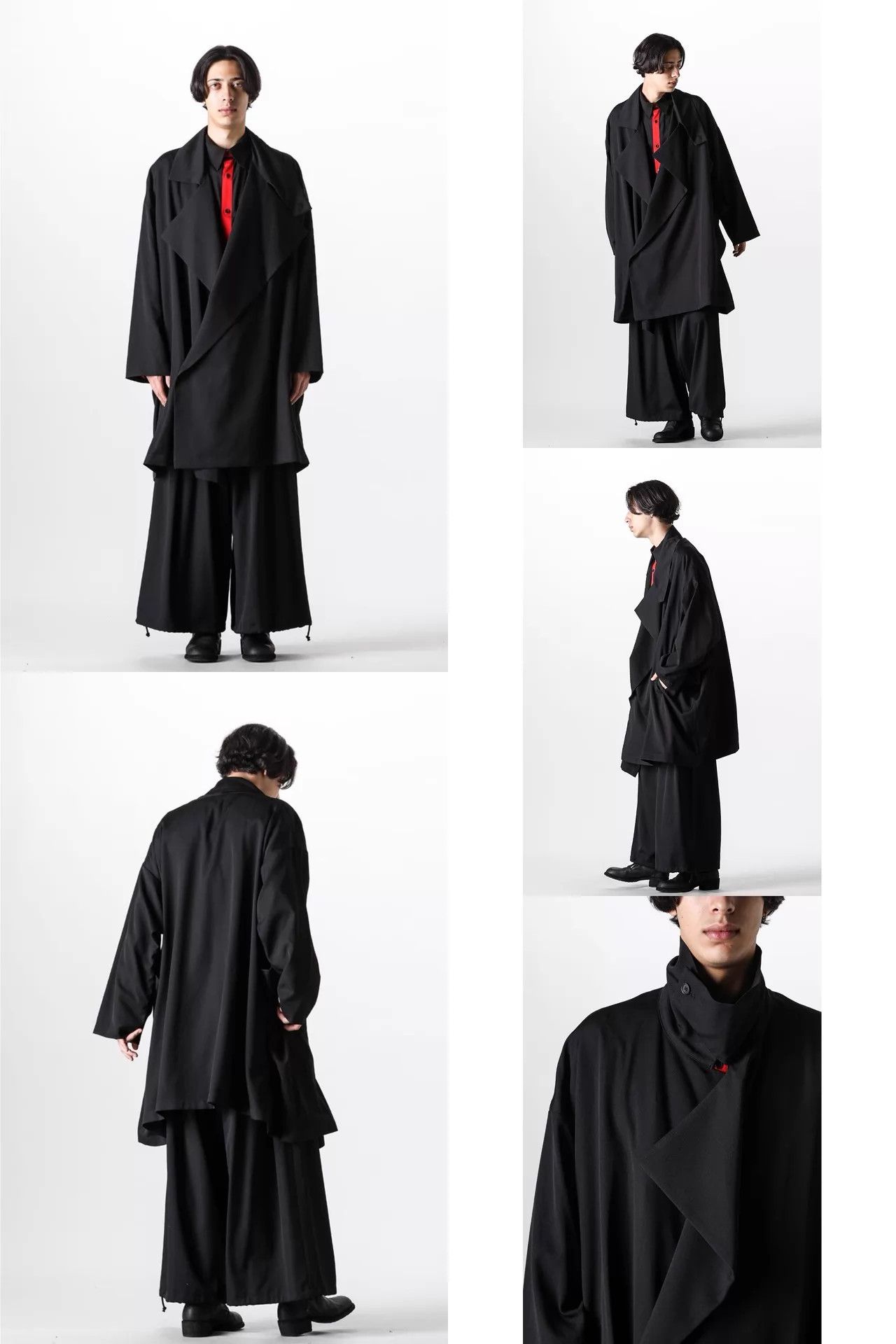 Yohji Yamamoto Yohji Yamamoto 21AW Pleated Wool Wide Coat Size 2 Size US M / EU 48-50 / 2 - 3 Thumbnail
