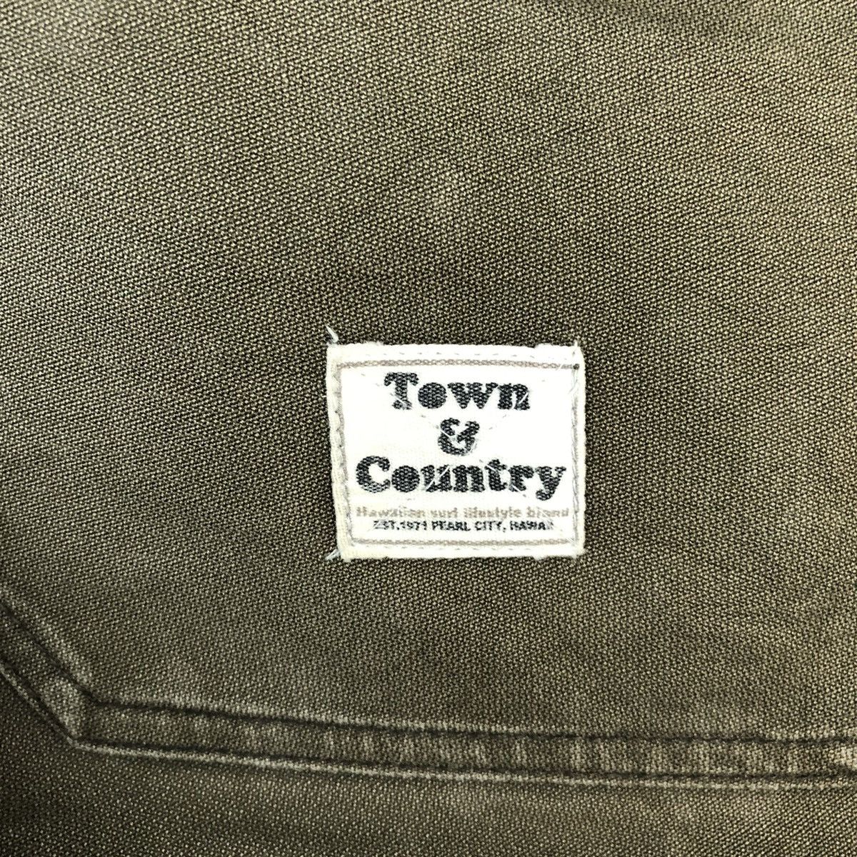 Japanese Brand Town & Country Green Cargo Multipocket Pants #A981 Size US 31 - 12 Thumbnail