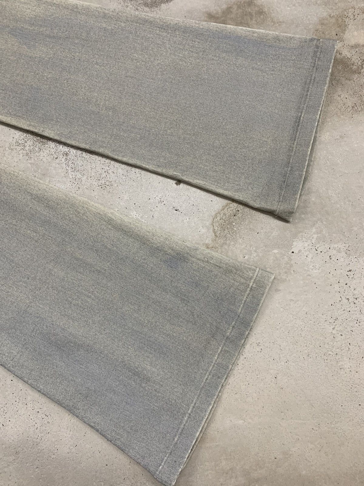 Designer × Taverniti Maxia Grey Coated Junya Style Flare Denim Size US 28 / EU 44 - 12 Thumbnail