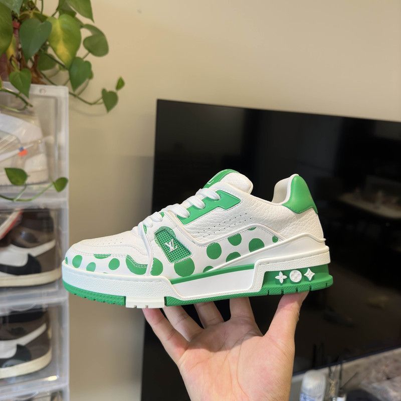 Louis Vuitton Yayoi Kusama x Louis Vuitton Low-Top Trainers -2508 Size US 6.5 / EU 39-40 - 6 Thumbnail