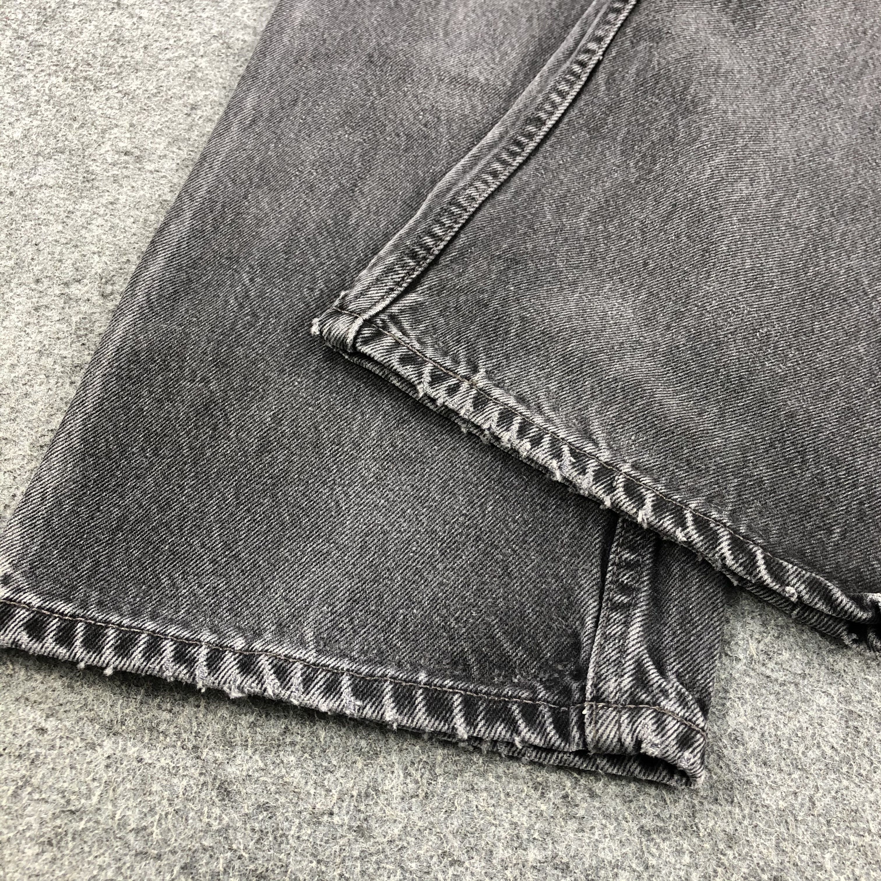 Levi's Vintage 90s Distress Levis 501 Faded Black Jeans-JM1564 Size US 35 - 5 Thumbnail