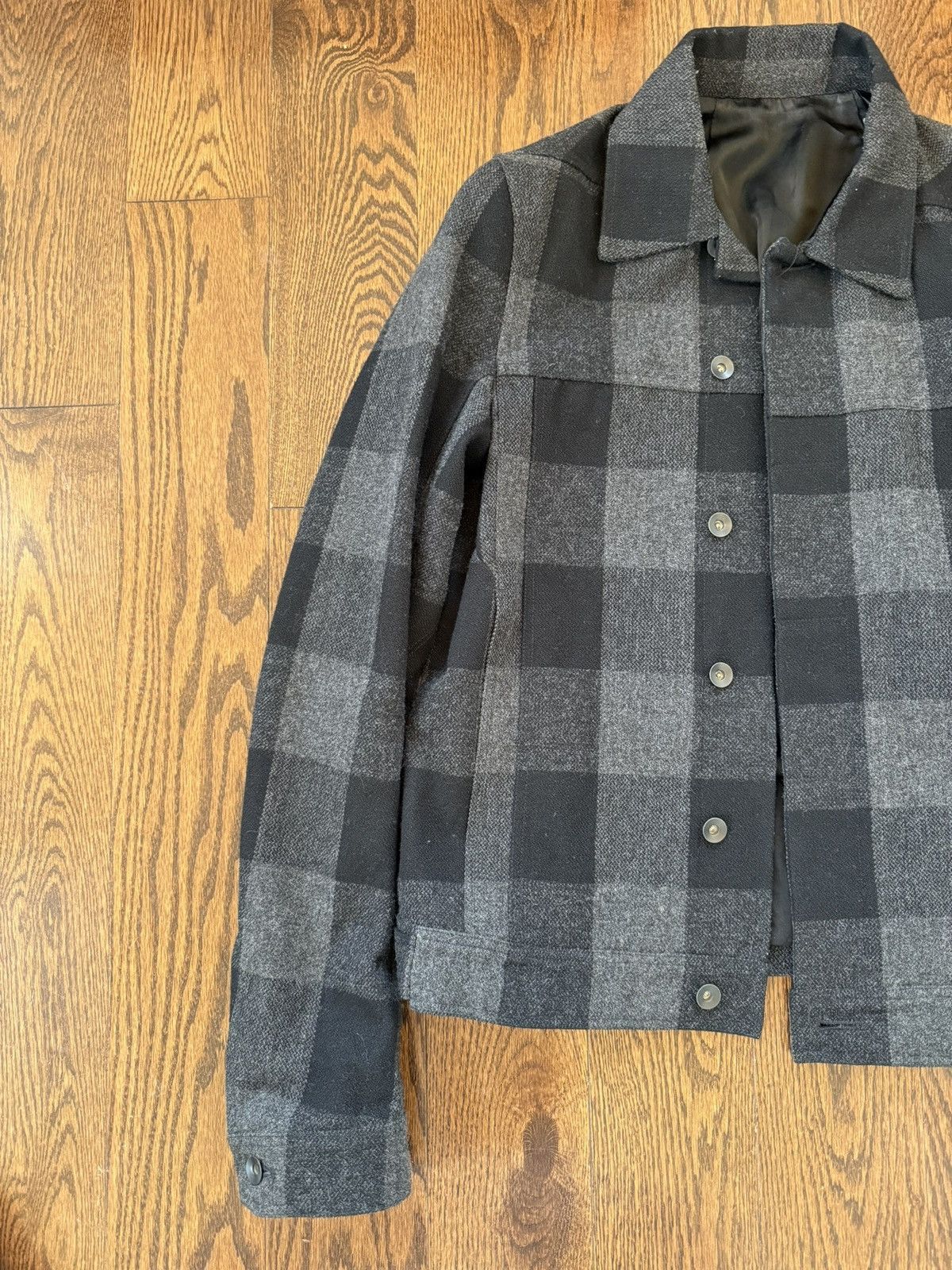 Rick Owens Rick Owens Checkered Wool Jacket Size US S / EU 44-46 / 1 - 2 Thumbnail