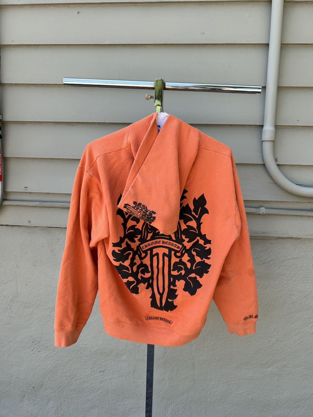 Chrome hearts Dagger hoodie orange