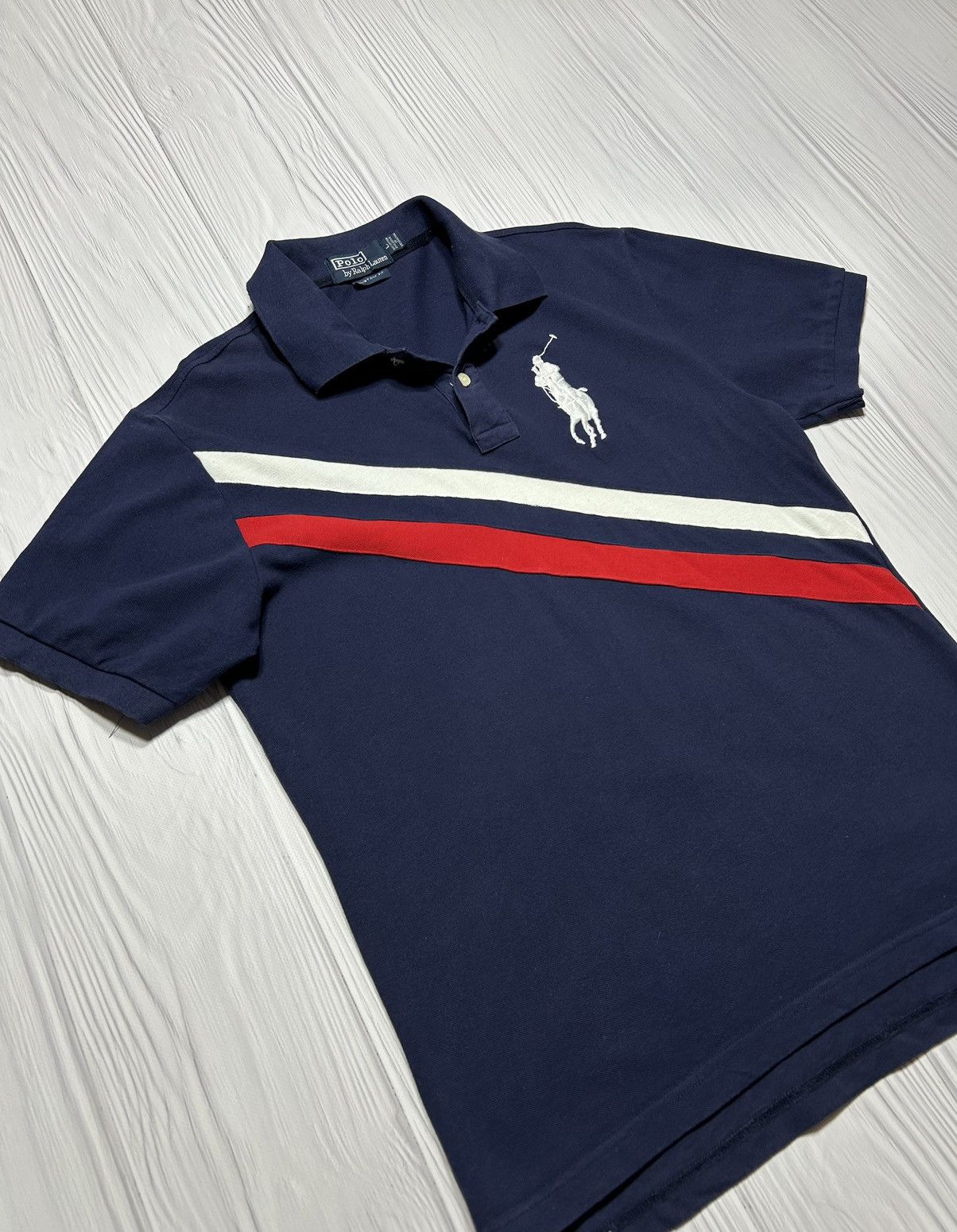 Polo Ralph Lauren Vintage Polo Ralph Lauren Big Pony Polo Size US L / EU 52-54 / 3 - 3 Thumbnail
