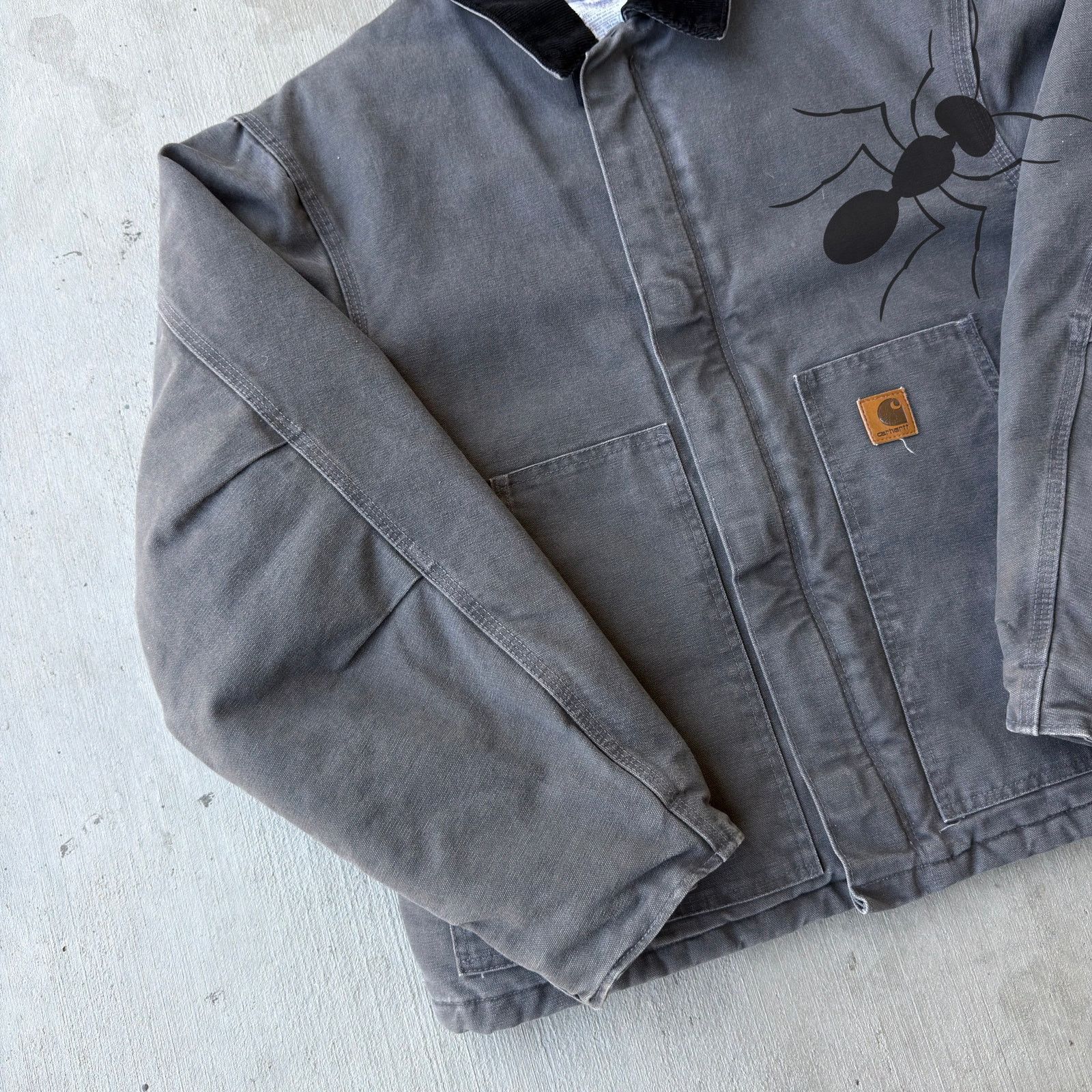 Carhartt × Vintage Carhartt J22 GVL gray Arctic work wear jacket Size US XL / EU 56 / 4 - 2 Thumbnail