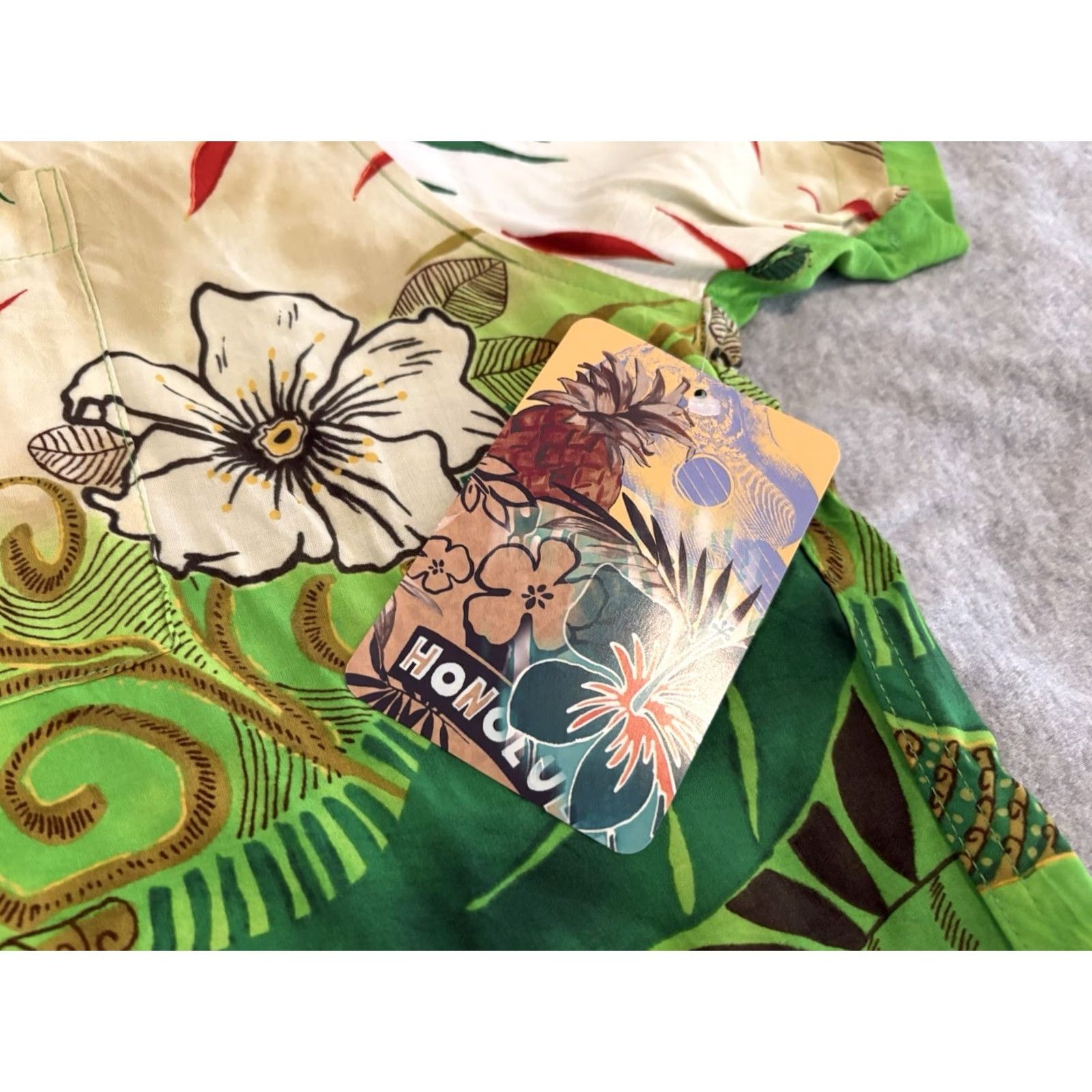 Jams World Jams World Escape Floral Green Short Sleeve Shirt Mens 2XL NWT Size US XXL / EU 58 / 5 - 4 Thumbnail