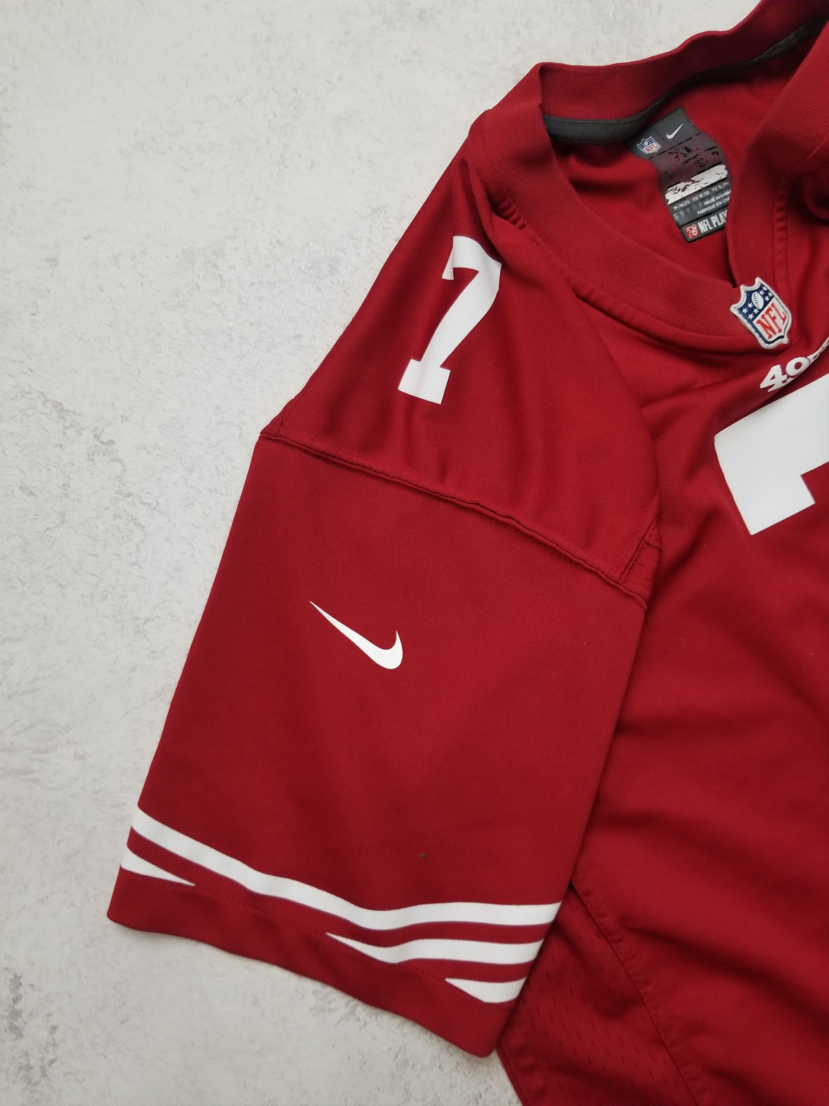 Nike Colin Kaepernick San Francisco 49ers NFL Jersey Youth XL Size US XS / EU 42 / 0 - 11 Thumbnail