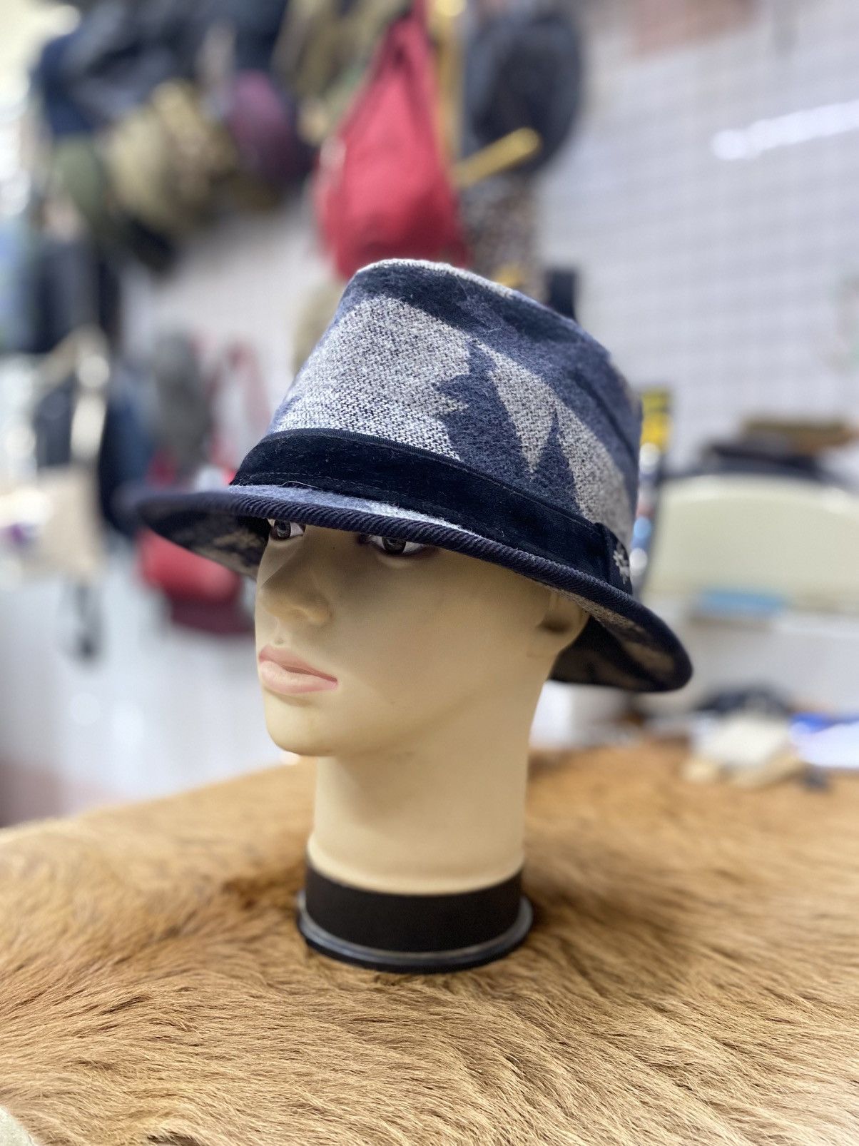 Other Vintage Classic Wool Pedora Hat Size ONE SIZE - 3 Thumbnail