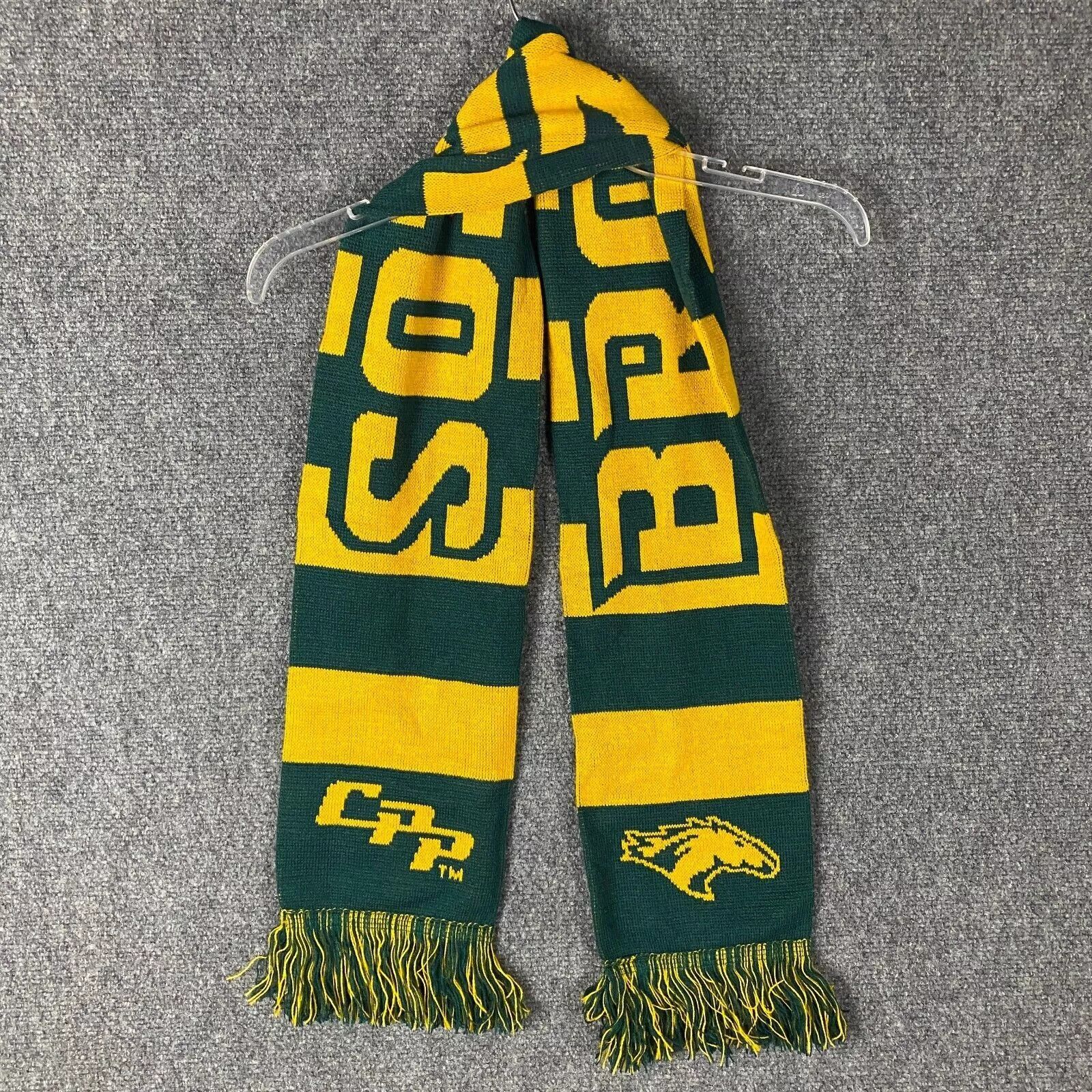 Other Denver Broncos Scarf Knit Green Yellow Size ONE SIZE - 1 Thumbnail
