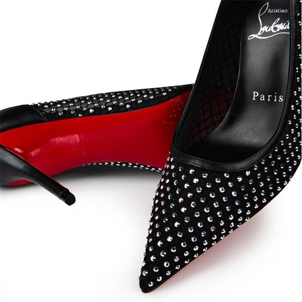Christian Louboutin Apostropha Mesh Strass 80mm Pumps Size US 6 / IT 36 - 5 Thumbnail