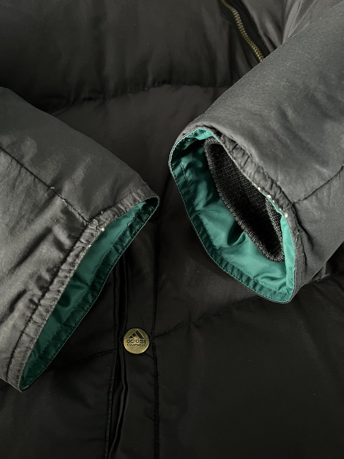 Adidas Vintage 90s Adidas Equipment down puffer jacket mens size M Size US M / EU 48-50 / 2 - 13 Thumbnail