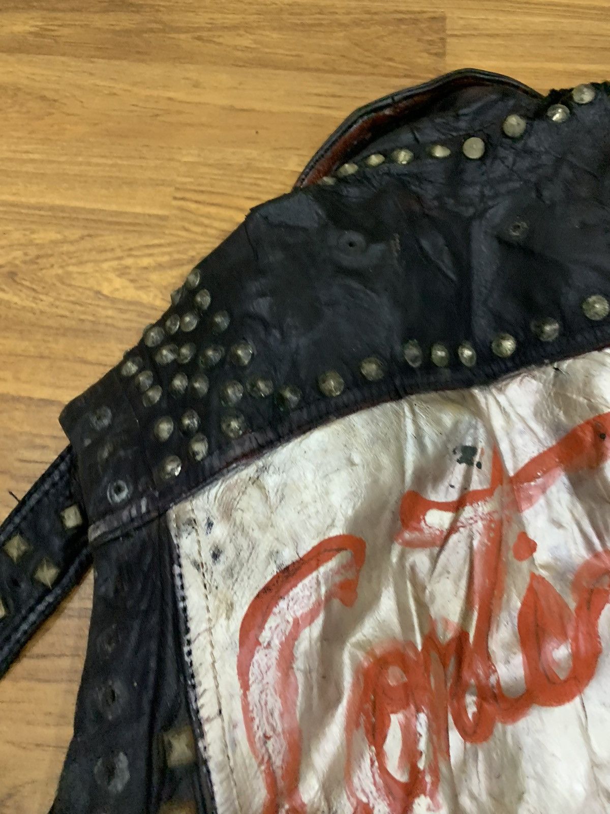 Seditionaries × Vintage VINTAGE STUDDED LEATHER VEST PUNK ROCK Size US M / EU 48-50 / 2 - 12 Thumbnail