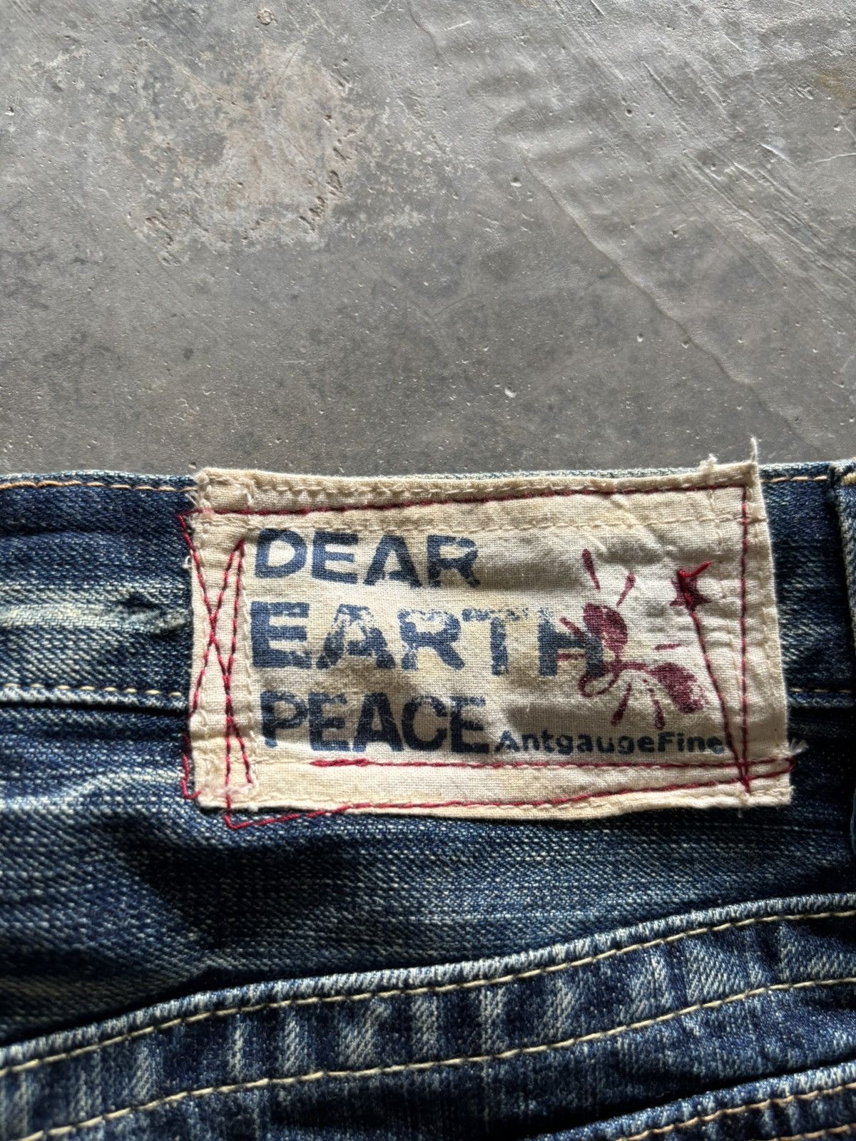 Hysteric Glamour × Japanese Brand twist style antgauge japanese jeans super sick backpocket Size US 31 - 15 Thumbnail