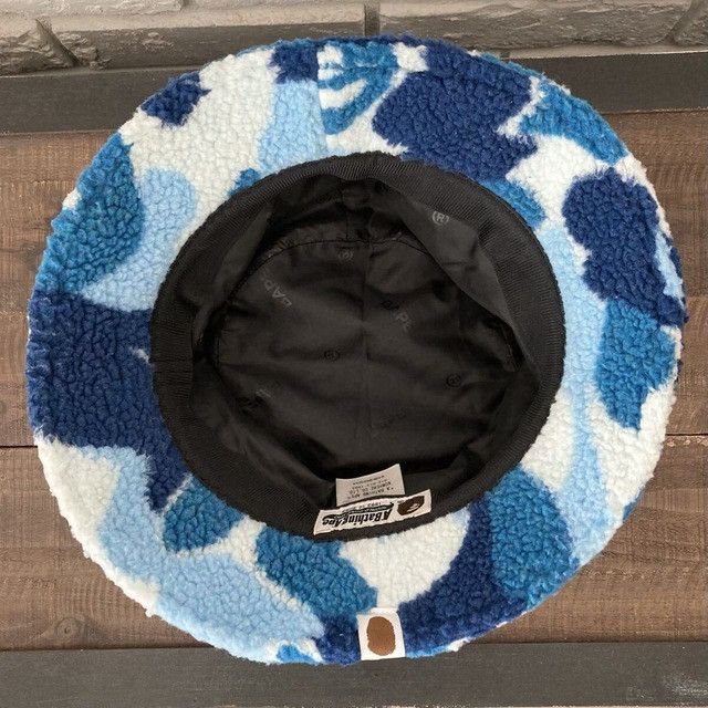 Bape BAPE Boa fleece hat ABC CAMO BLUE a bathing ape Size ONE SIZE - 4 Thumbnail