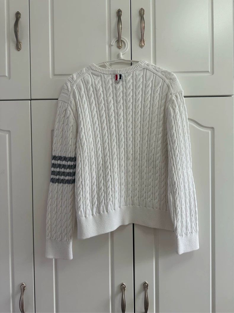 Thom Browne Thom Browne size5 Four-striped sweater Size US XXL / EU 58 / 5 - 2 Thumbnail