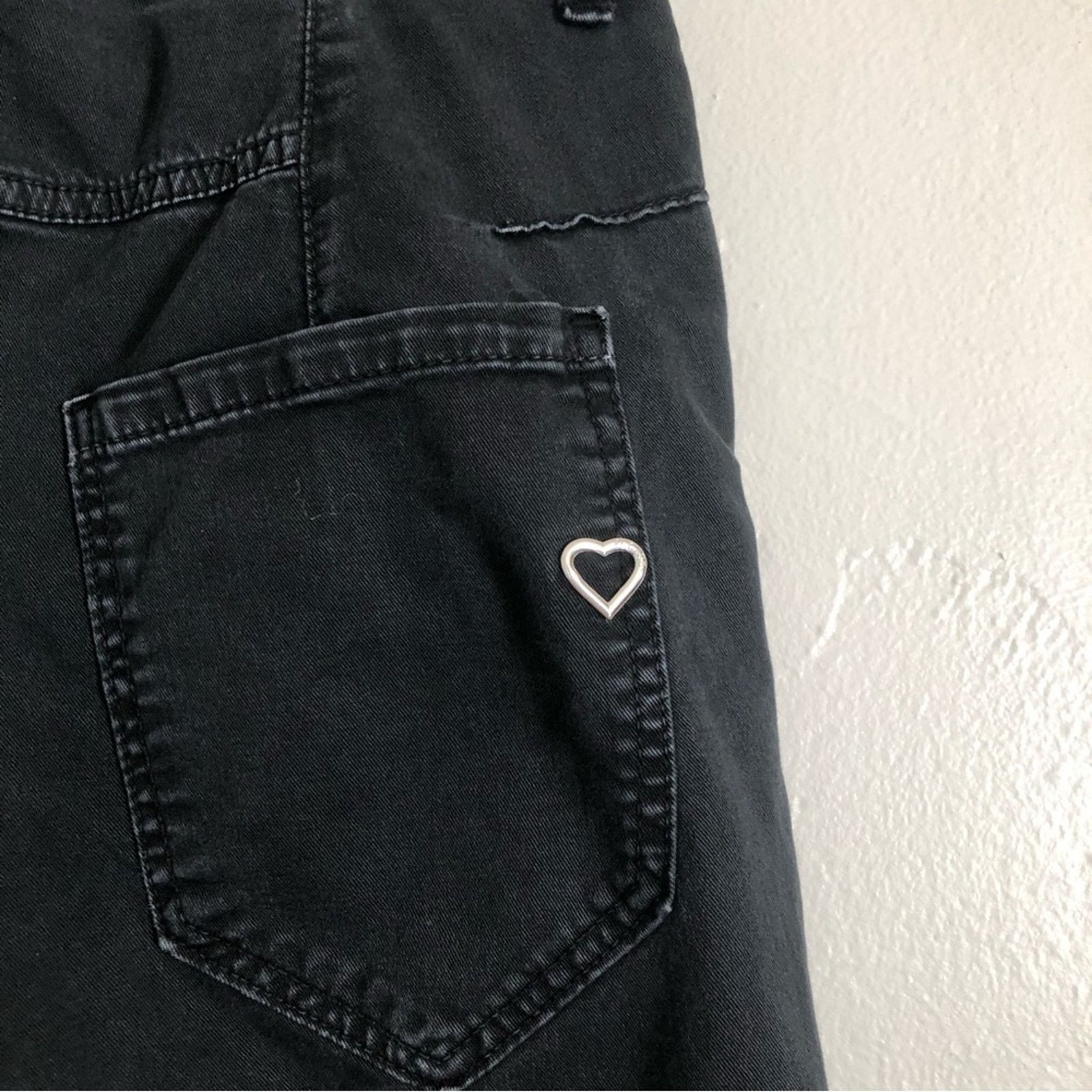 Other Please Made in Italy Black Denim Straight Leg Mid Rise Jeans Size 27" / US 4 / IT 40 - 7 Thumbnail