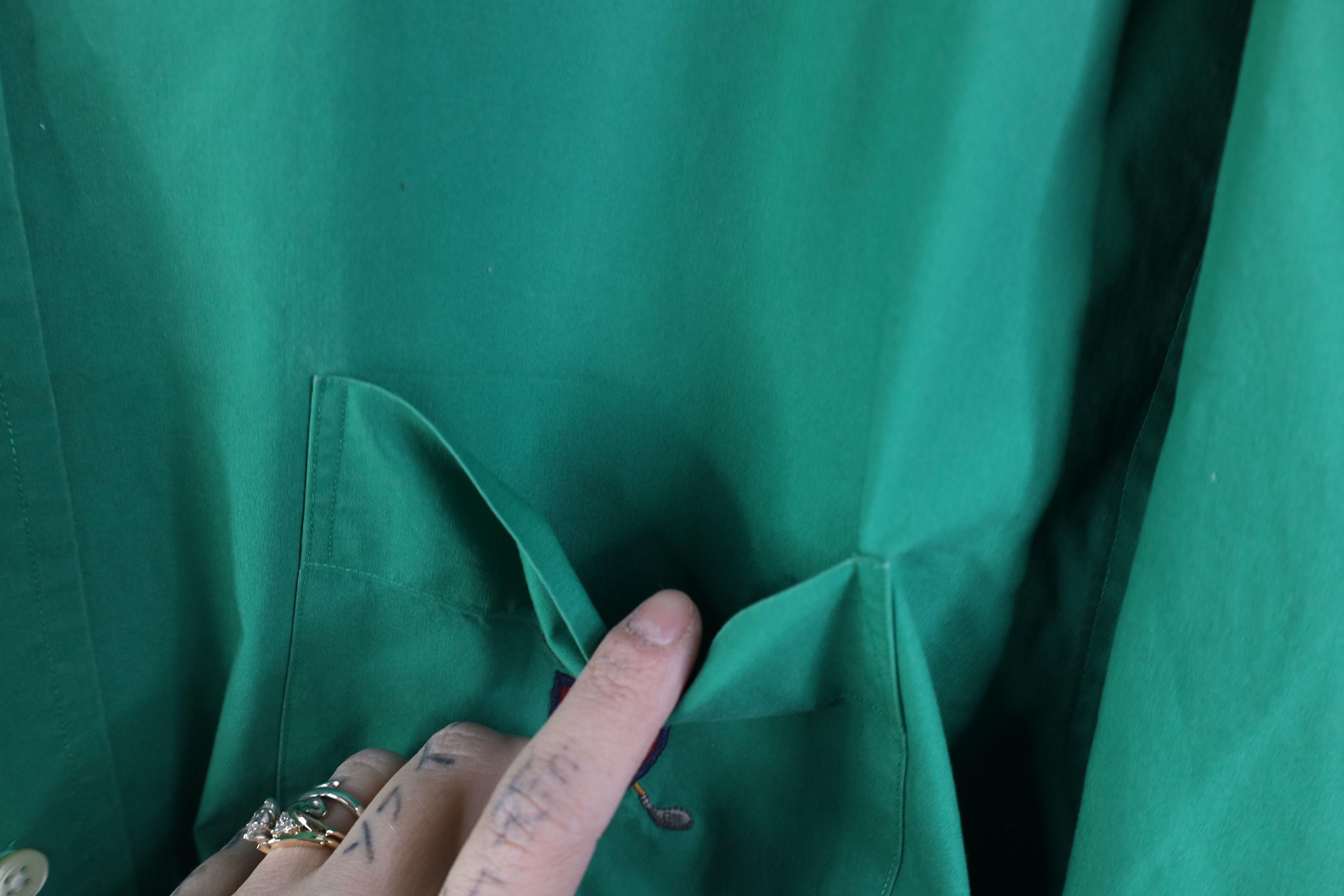 Ralph Lauren Vintage 90s Ralph Lauren Crest Collared Button Down Shirt Size US XL / EU 56 / 4 - 5 Thumbnail