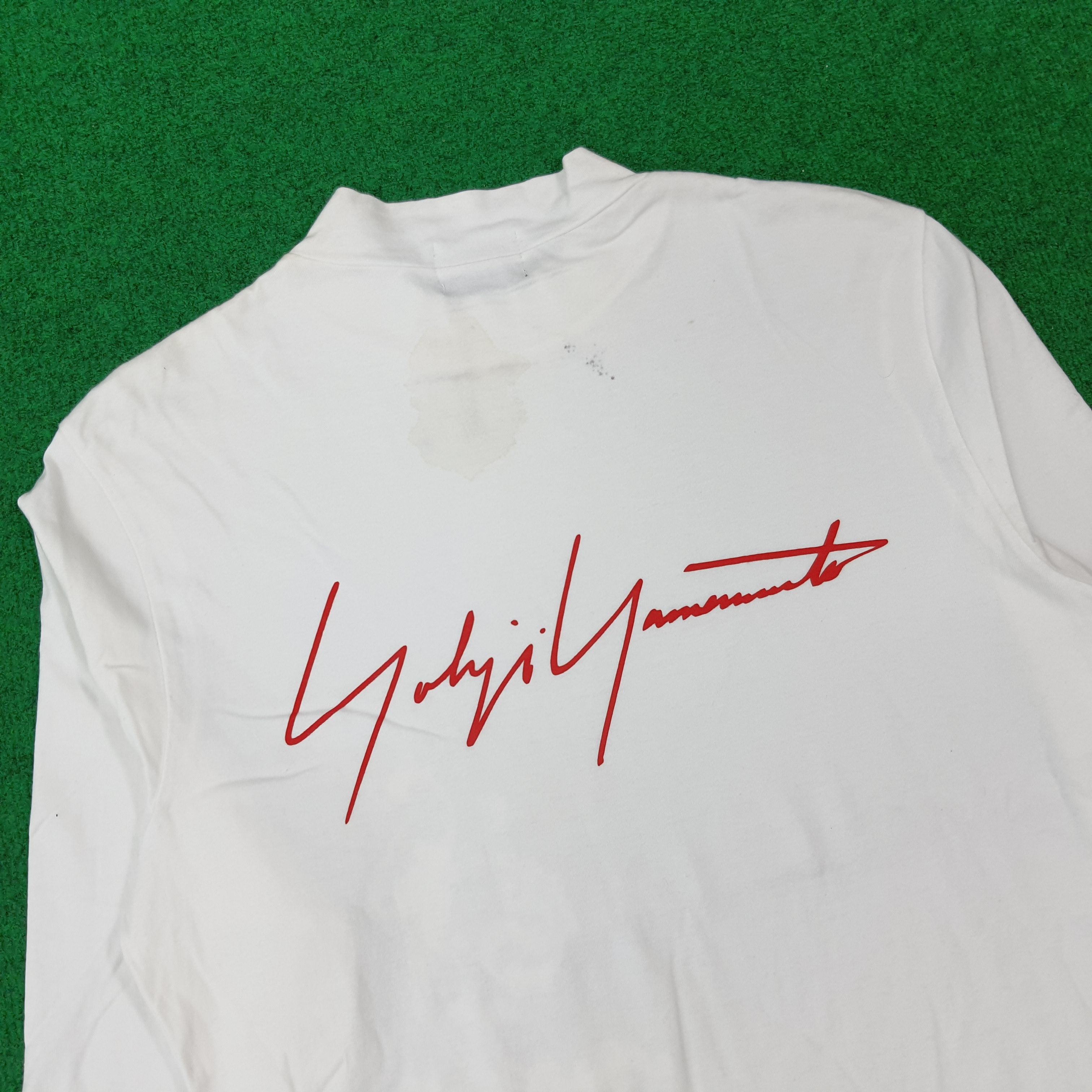 Yohji Yamamoto Vintage Yohji Yamamoto A.A.R Custom Red Logo Tshirt C276N42 Size US M / EU 48-50 / 2 - 2 Thumbnail