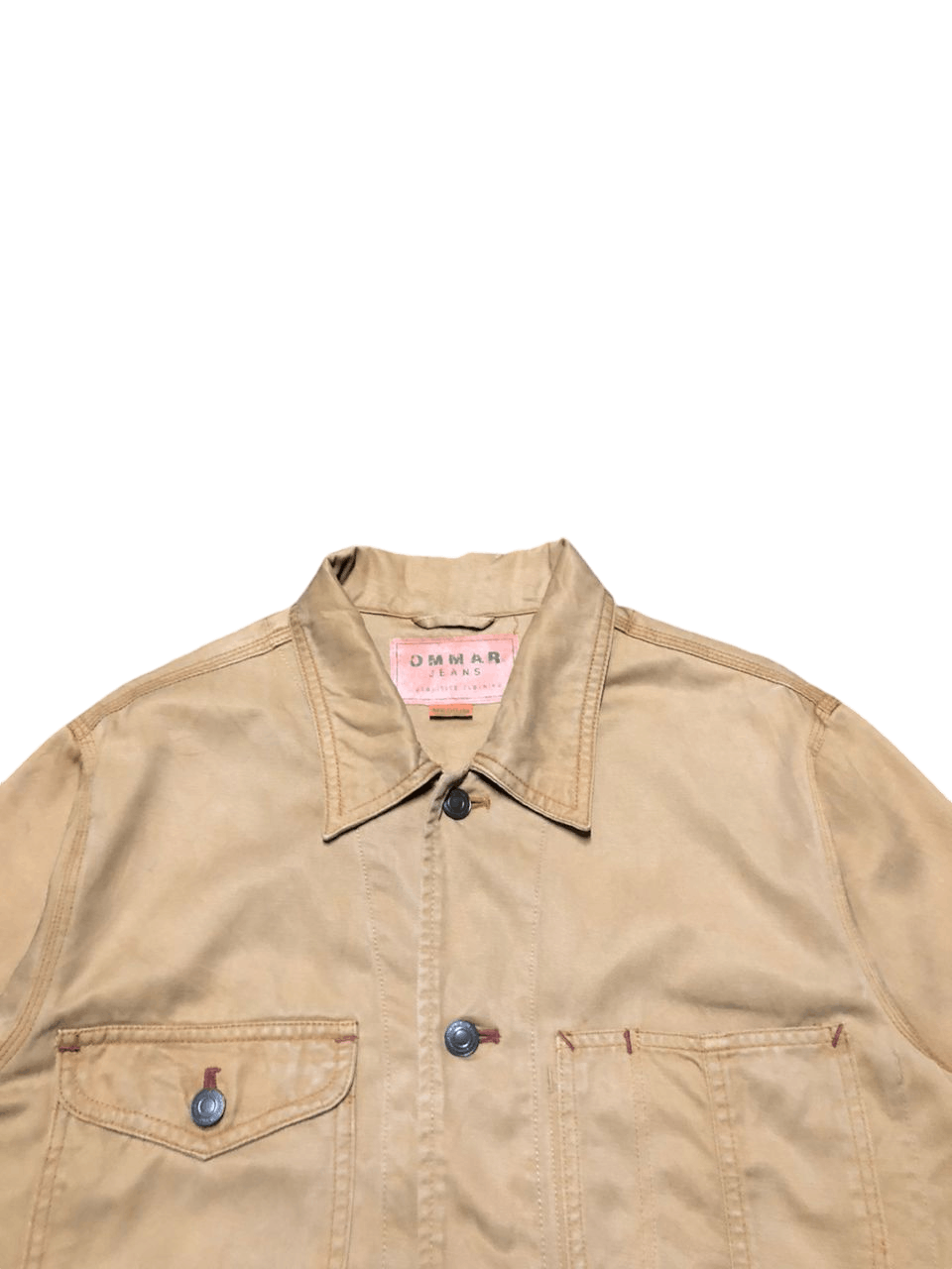 Japanese Brand × Vintage Vintage Ommar Jeans Chore Jacket Brown Size US M / EU 48-50 / 2 - 10 Thumbnail