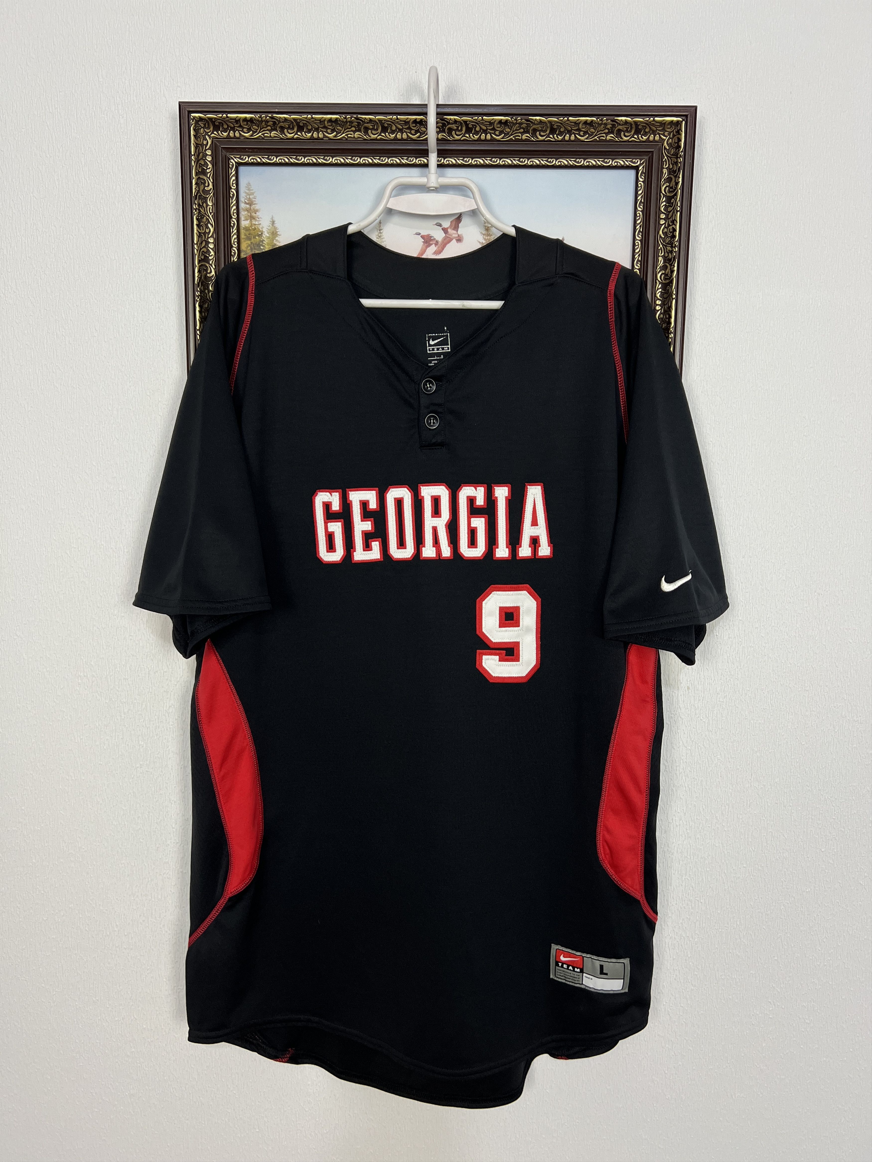 Nike Rare Georgia Bulldogs Anthony Edwards 5 Basketball Jersey Size US L / EU 52-54 / 3 - 1 Thumbnail
