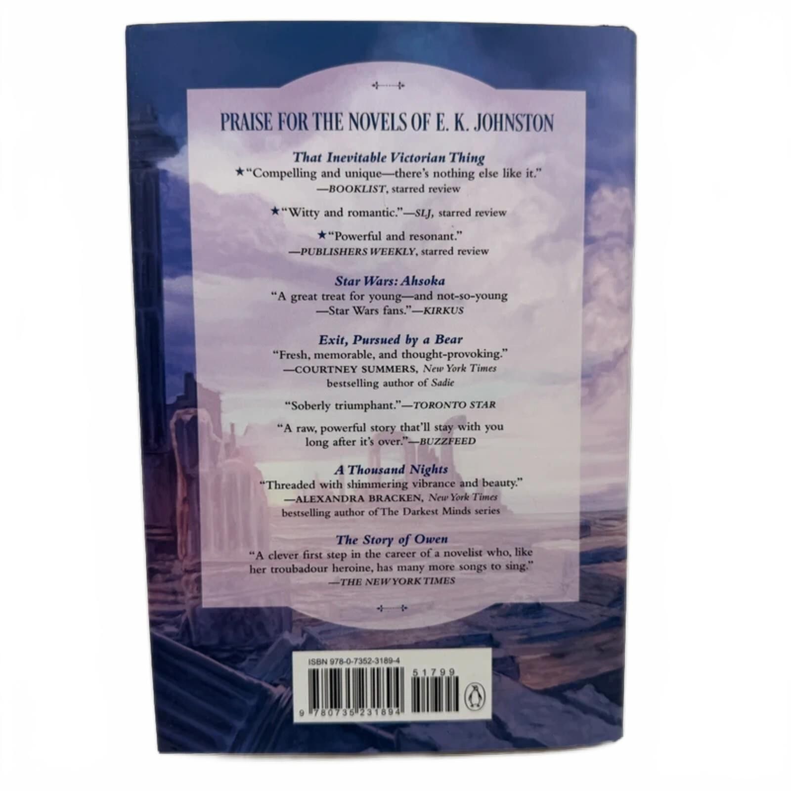 Other The Afterward - E K Johnston - Harcover Size ONE SIZE - 2 Thumbnail