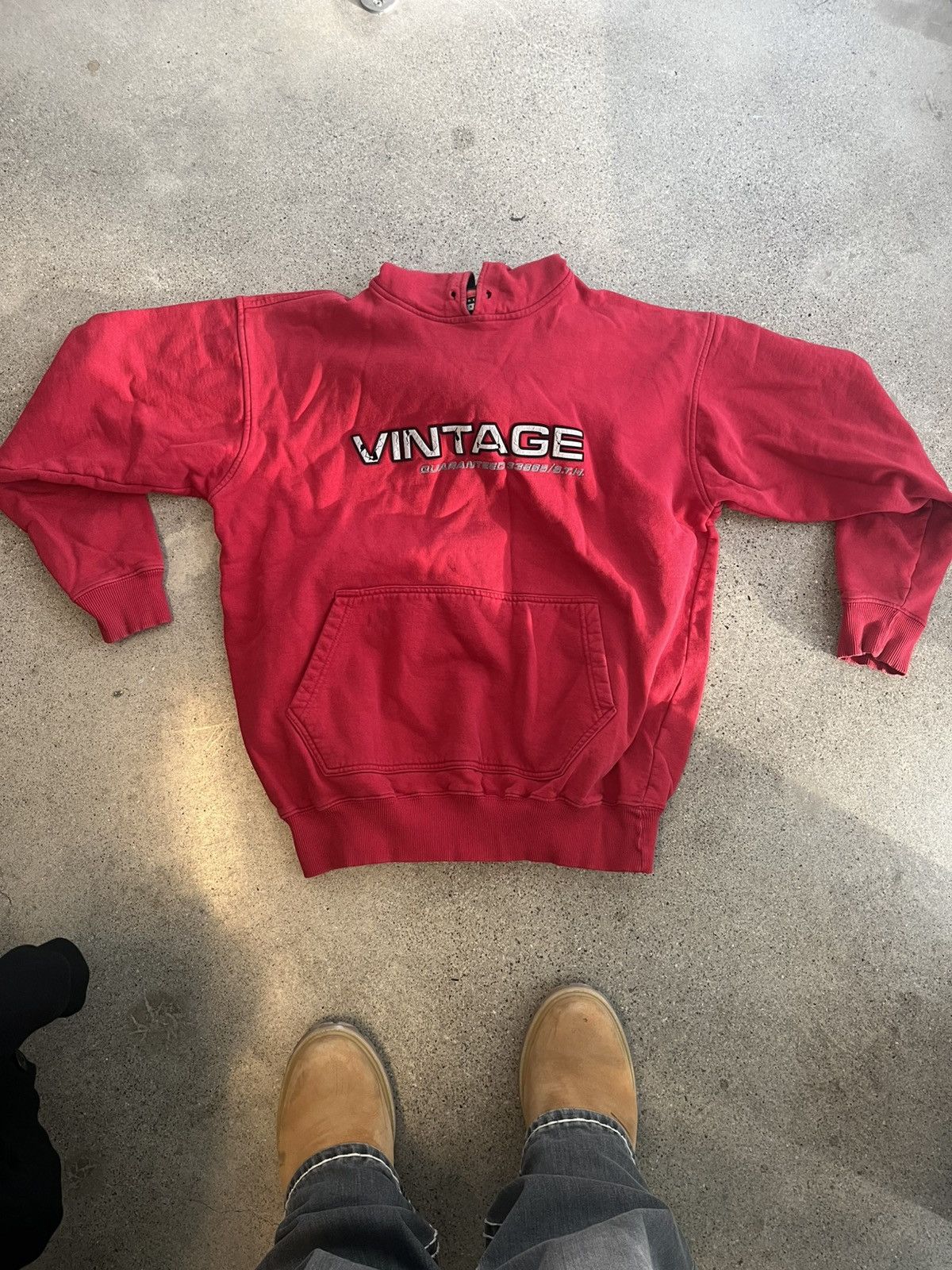 Vintage Vintage Red Box Fit Hoodie Size US L / EU 52-54 / 3 - 2 Thumbnail