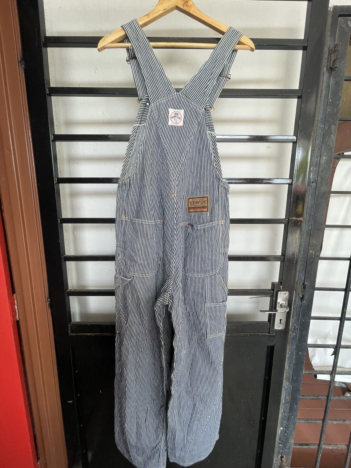 Edwin × Vintage Edwin Hickory Overall Over Works Size US 32 / EU 48 - 6 Thumbnail