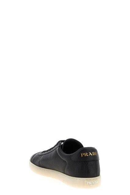 Prada PRADA Downtown Black Leather Sneakers New & Authentic Size US 5 / EU 37 - 3 Thumbnail