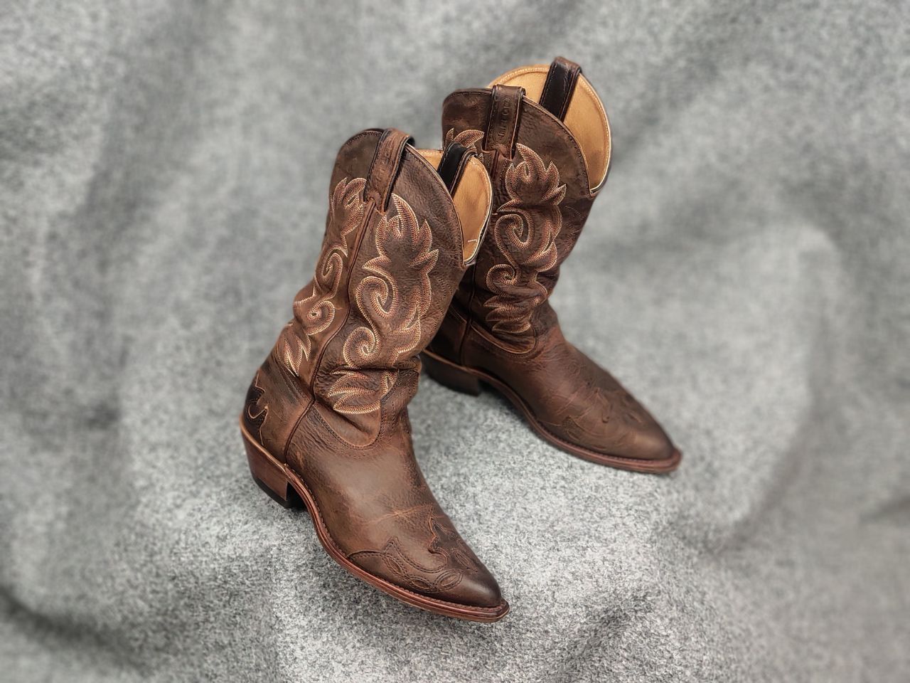 Boulet Vintage Boulet Canada Made Brown Western Cowboy W Boots Size US 7.5 / IT 37.5 - 18 Thumbnail