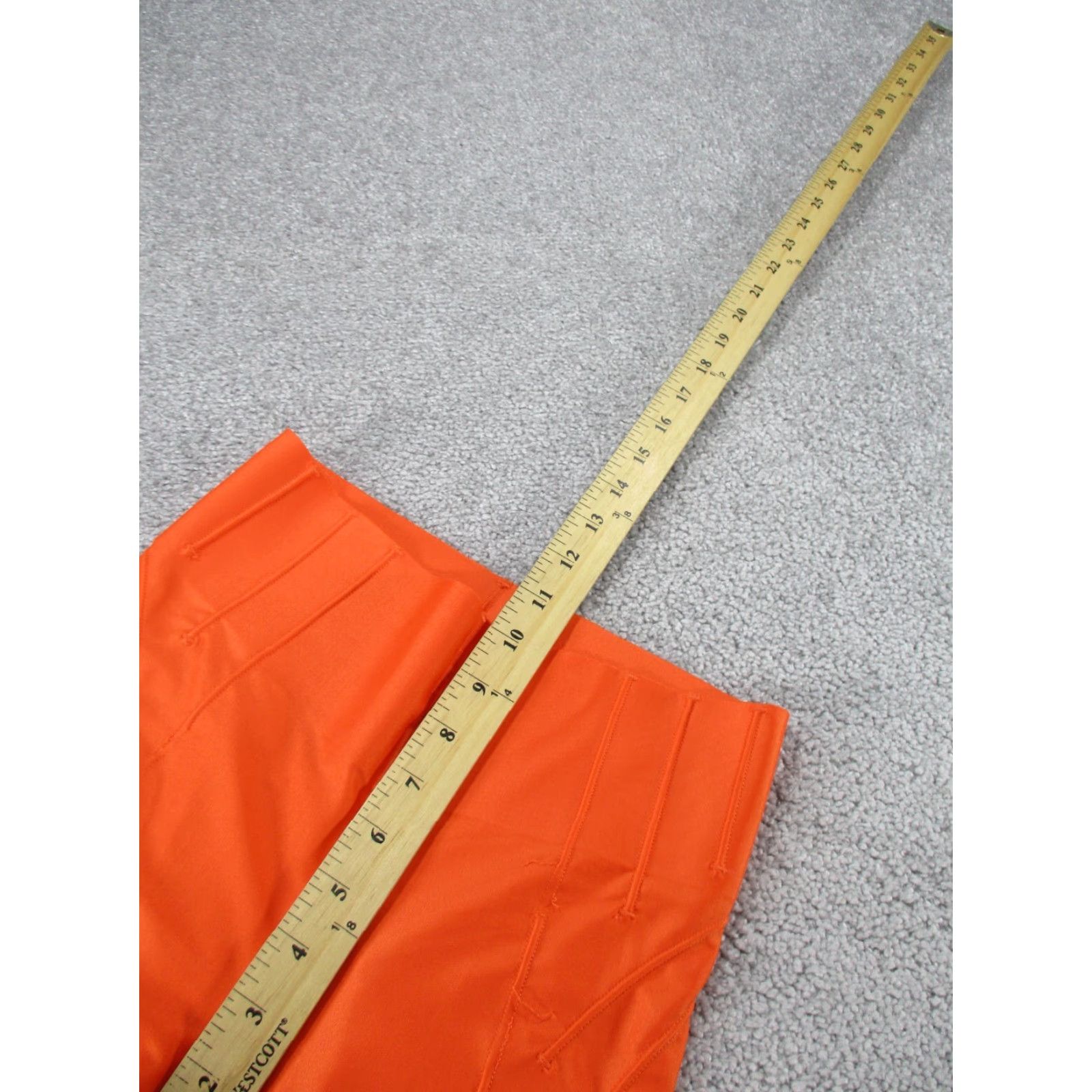 Nike Nike Sports Compression Crop Leggings Womens XS Orange Athleisure Size 26" / US 2 / IT 38 - 6 Thumbnail