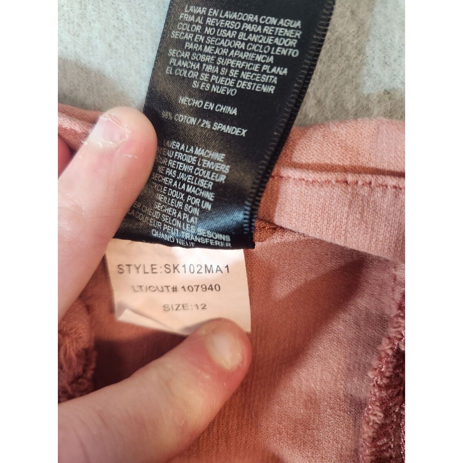 Other Kut From The Kloth Kinsie A Line Pink Clay Blush Corduroy Size 34" / US 12 / IT 48 - 11 Thumbnail