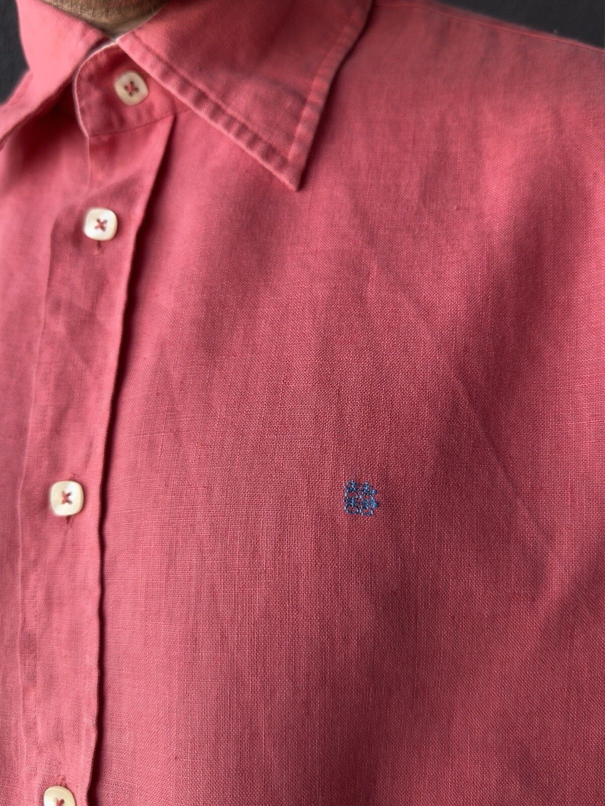 Vintage Jacques Britt 100 % Linen Shirt Mens size M Size US M / EU 48-50 / 2 - 7 Thumbnail