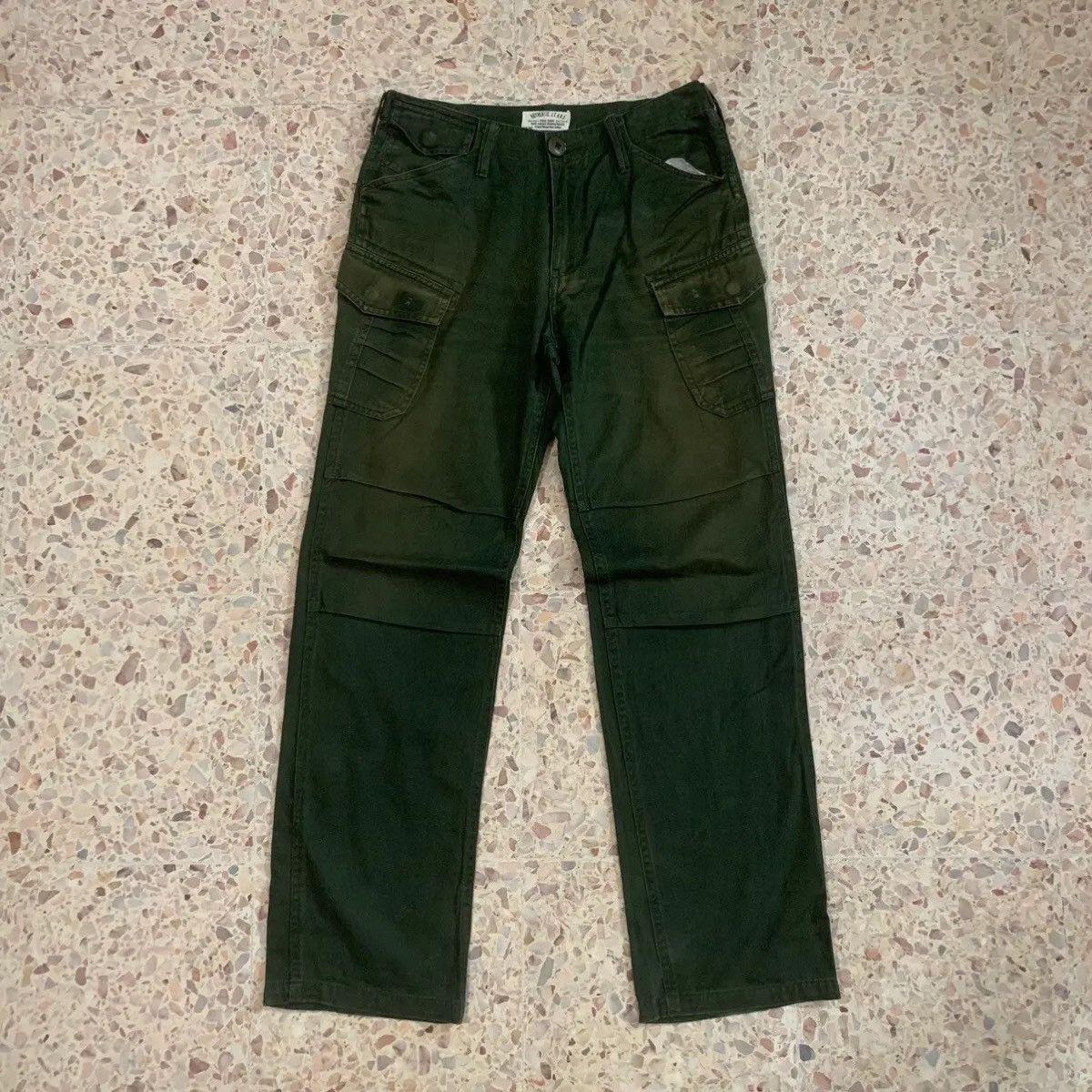 Beauty Beast Japanese Vintage W29 L31 Trousers Faded Utility Combat Cargo Size US 29 - 3 Thumbnail