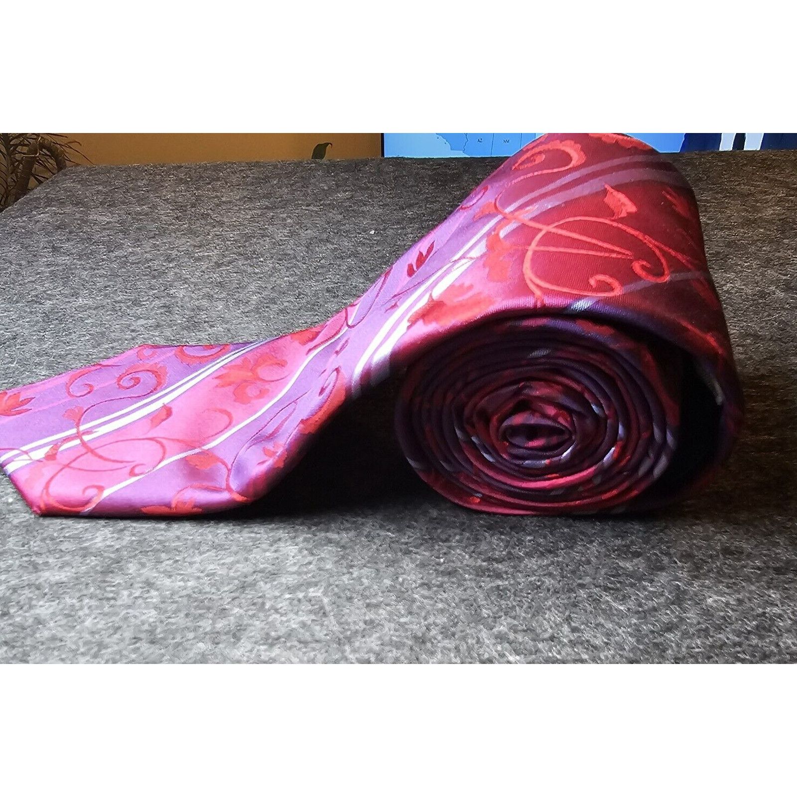 Ted Baker Ted Baker Repp Silk Tie Designer London Luxury USA Stripe Size ONE SIZE - 12 Thumbnail