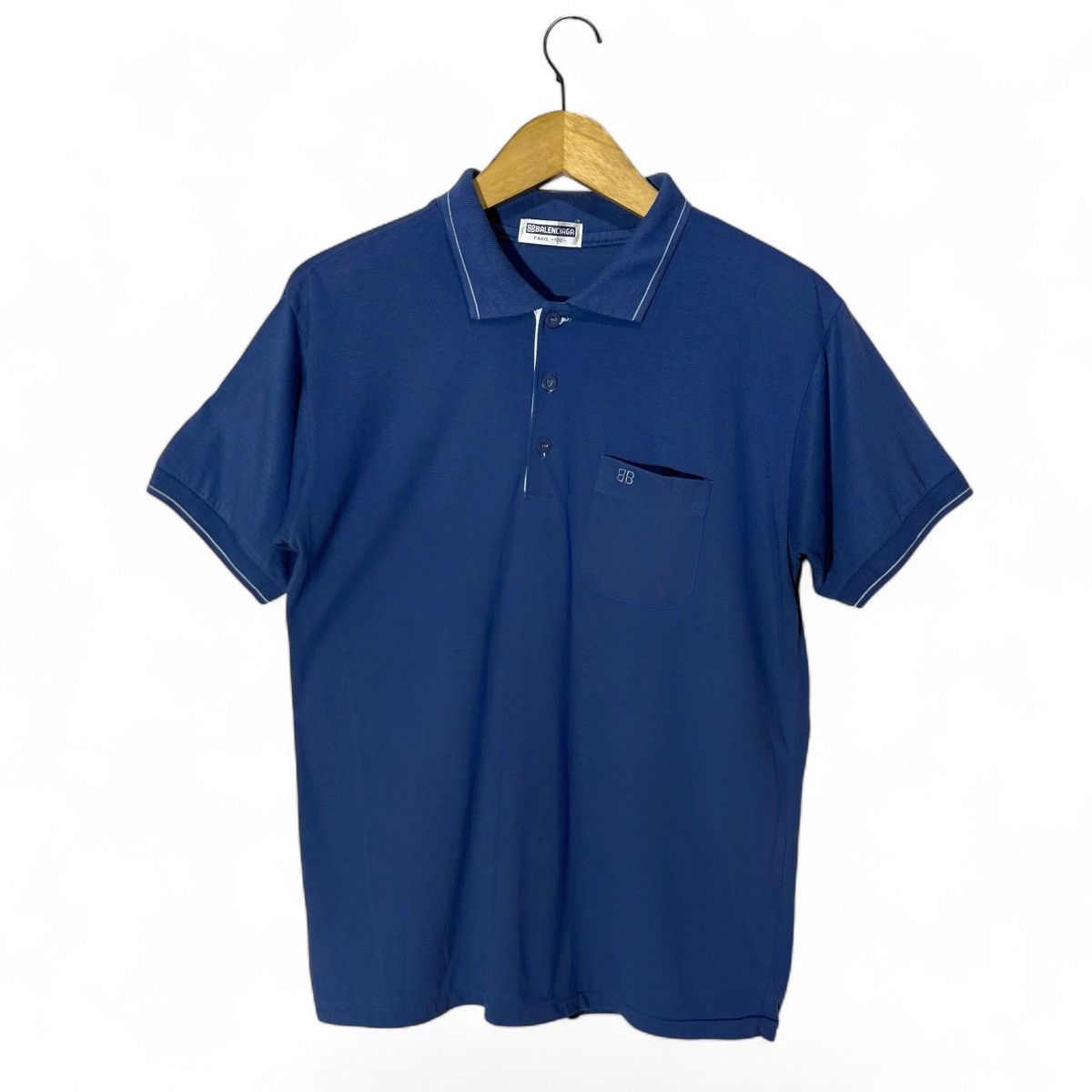 Balenciaga Balenciaga Paris 22 Polo Horse Navy Blue | Grailed