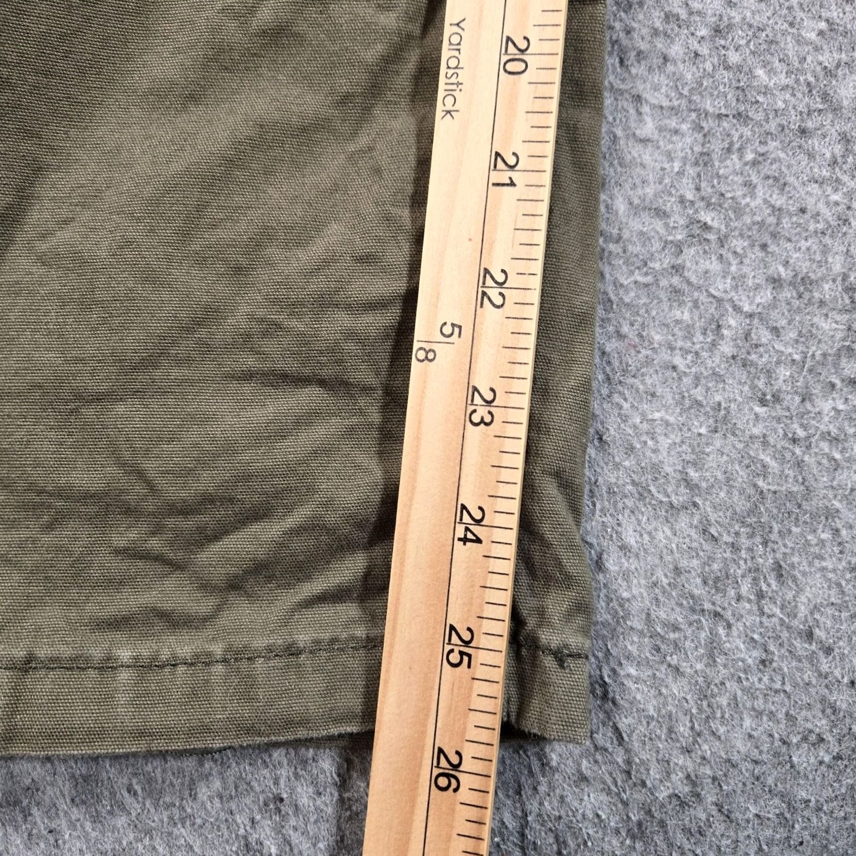 Levi's Levi's Mile High Cropped Wide-Leg Jeans Womens 27 Green High Rise Stretch Denim 5-Pocket Size 27" / US 4 / IT 40 - 7 Thumbnail