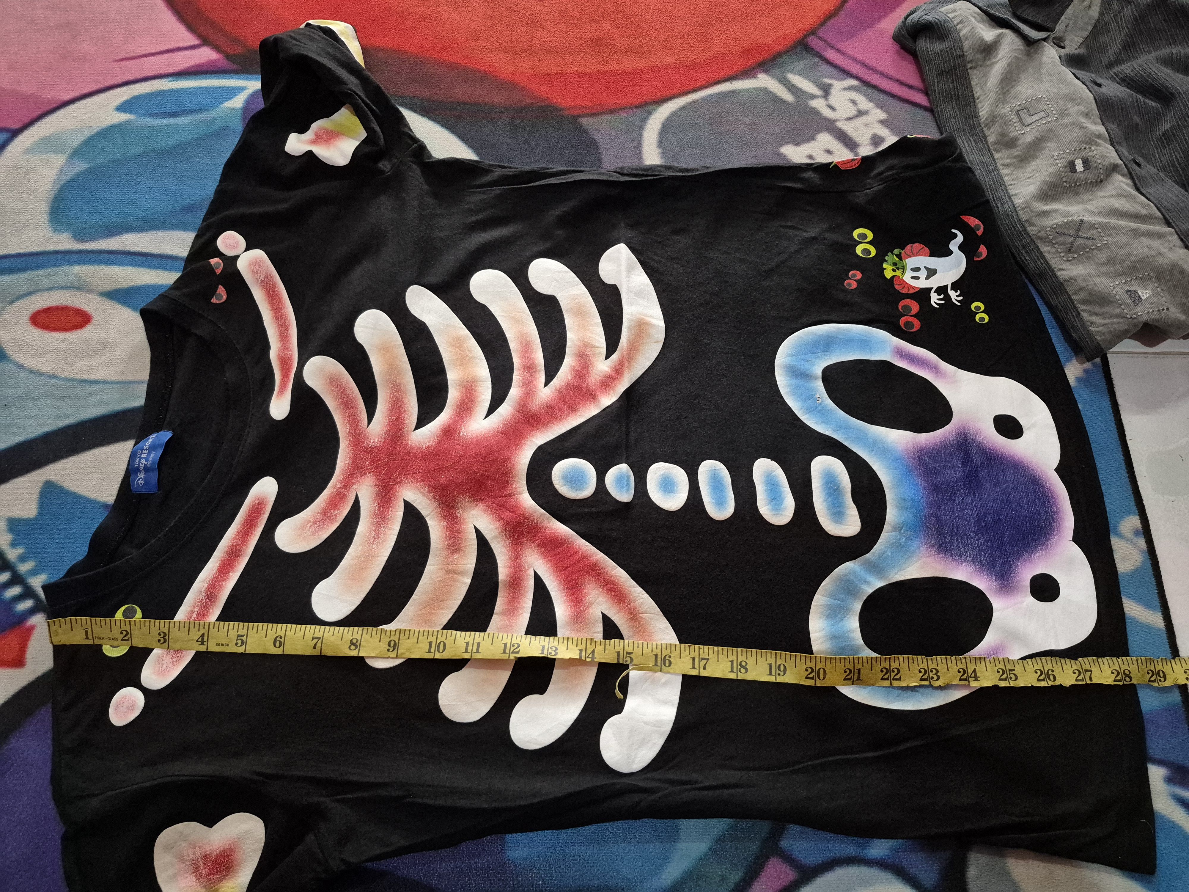 Disney 🔥 Disney Halloween Skulls Anatomy Tee Size US L / EU 52-54 / 3 - 11 Thumbnail