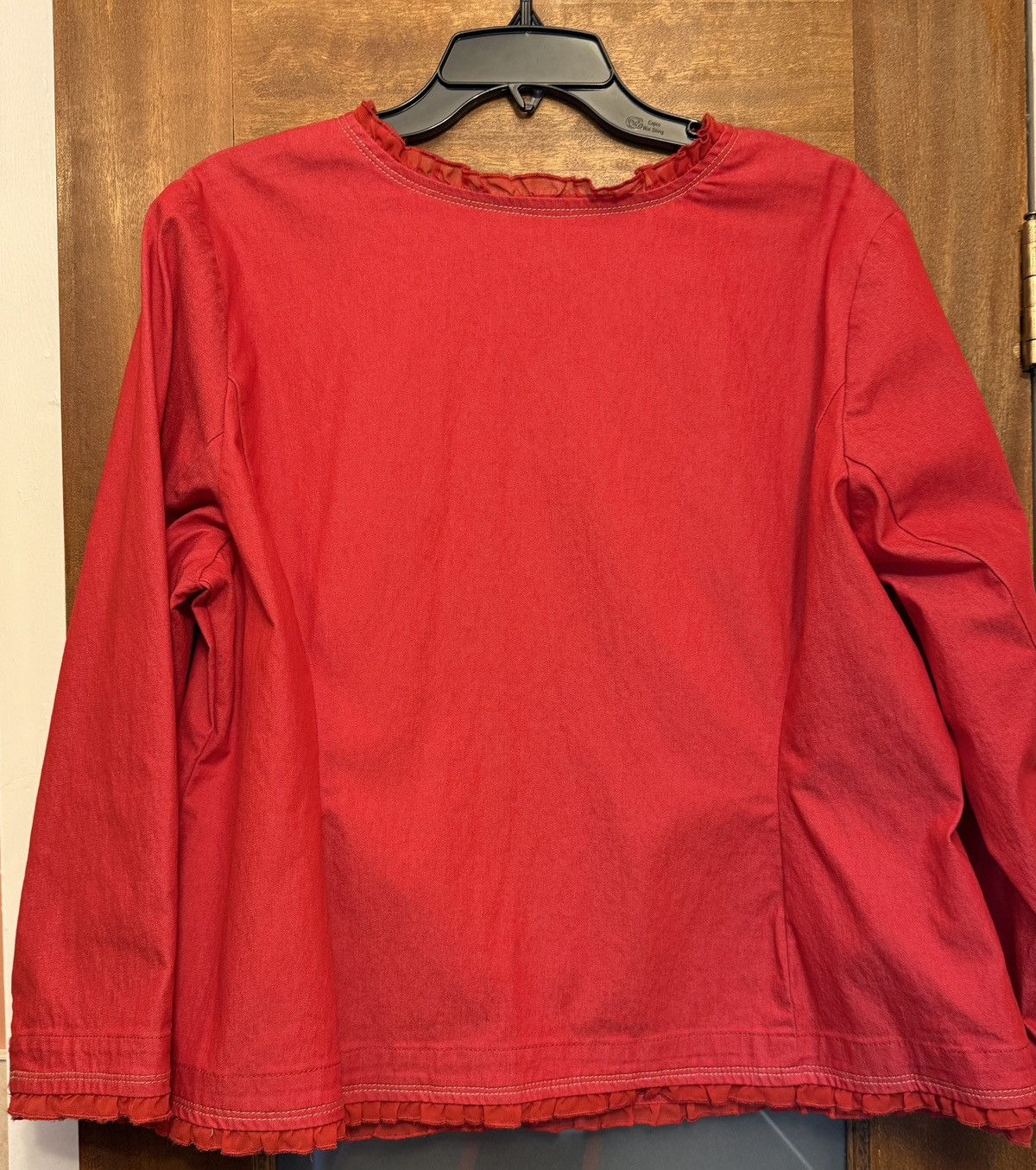 Joan Rivers Joan Rivers Vtg Red Power Blazer Novelty Buttons Trim Fabric Size 3XL / US 20-22 - 7 Thumbnail