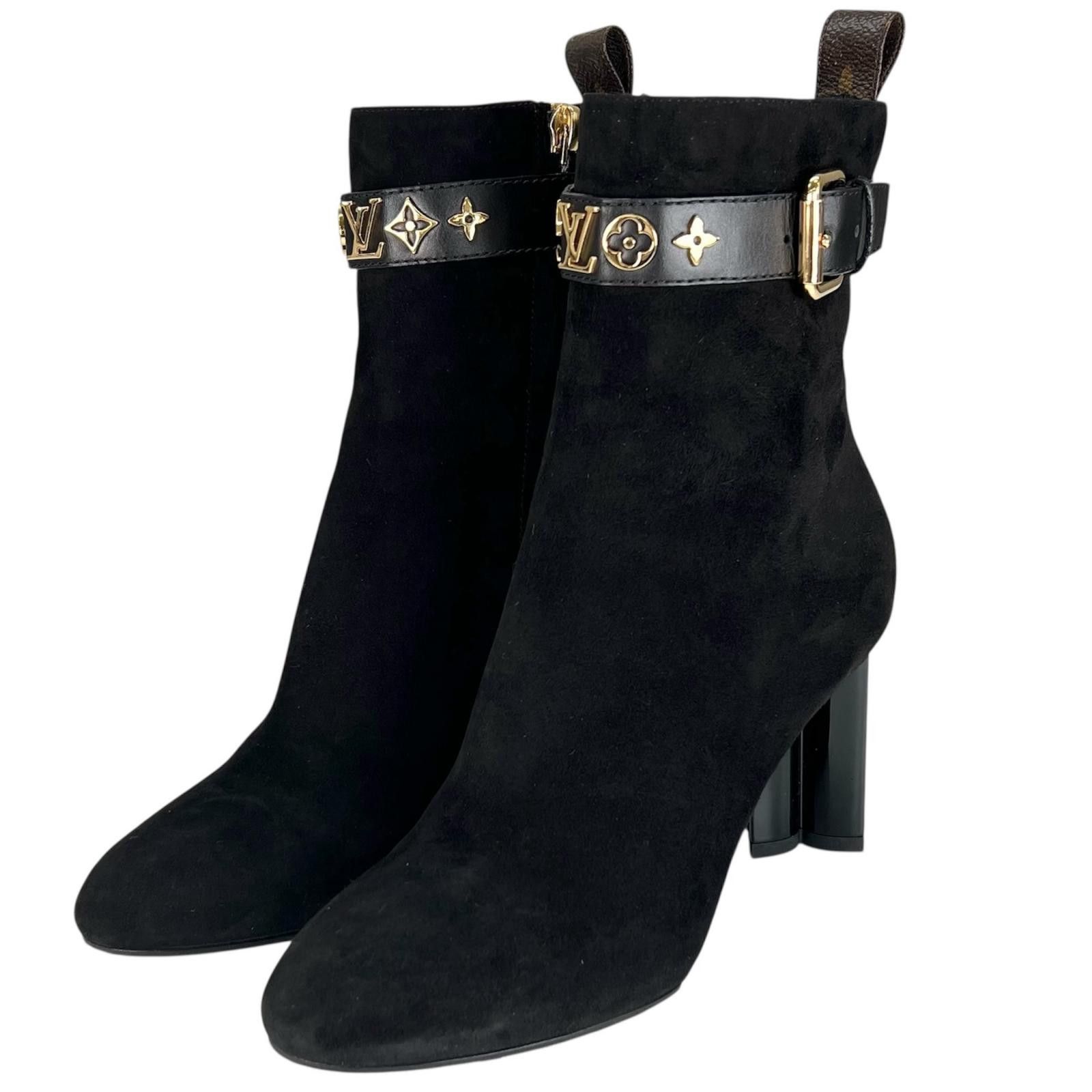 Louis Vuitton Louis Vuitton Louis Vuitton 1A965S Suede Leather Ankle Boots Leather Shoes 1A965S DUTY FREE for USA Size ONE SIZE - 1 Thumbnail