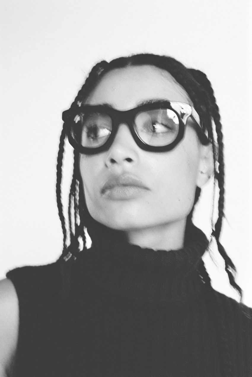 Lesca Lunetier Black & Crystal Eyeglasses Frame Size ONE SIZE - 8 Thumbnail