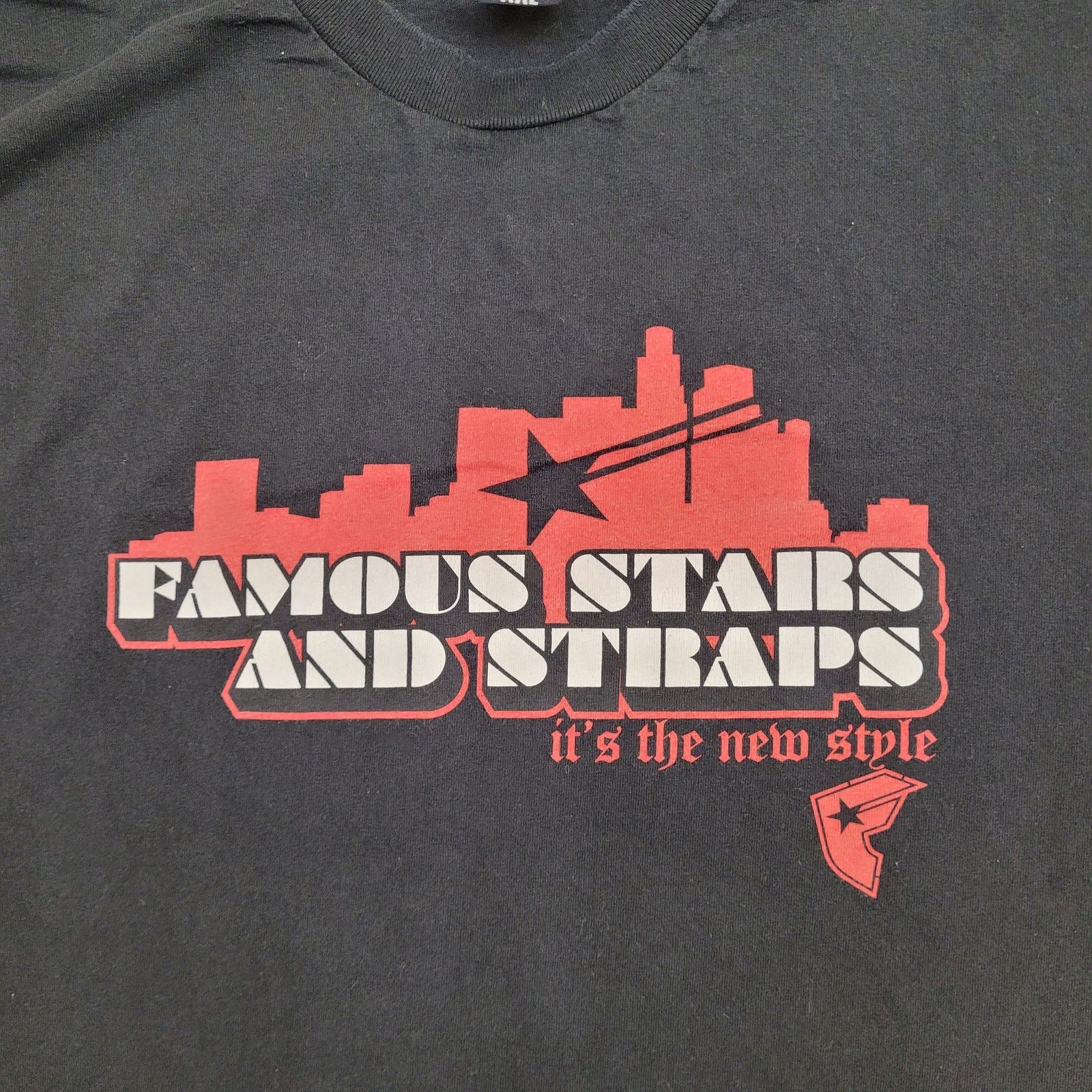 Other Vintage Y2K Famous-Stars-And-Straps Shirt 2XL 25x29 Black Size US XXL / EU 58 / 5 - 7 Thumbnail