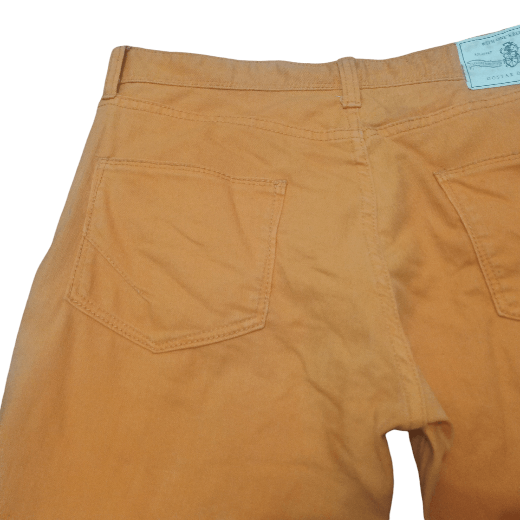 GOSTAR DE FUGA Rare!!! Gostar De Fuga Orange Trousers Pants Size US 31 - 14 Thumbnail