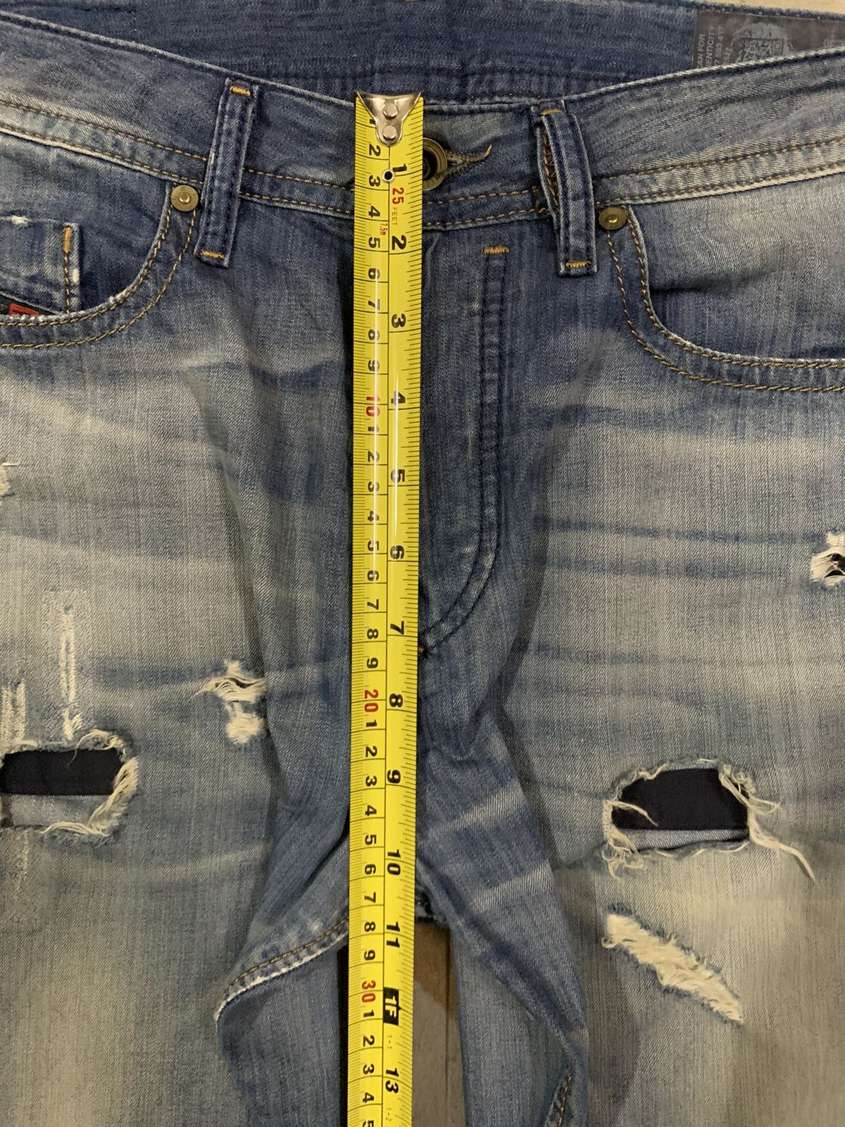 Diesel Diesel Blue Eyecons 2016/2Edition Blue Wash Distressed Jeans Size US 32 / EU 48 - 18 Thumbnail
