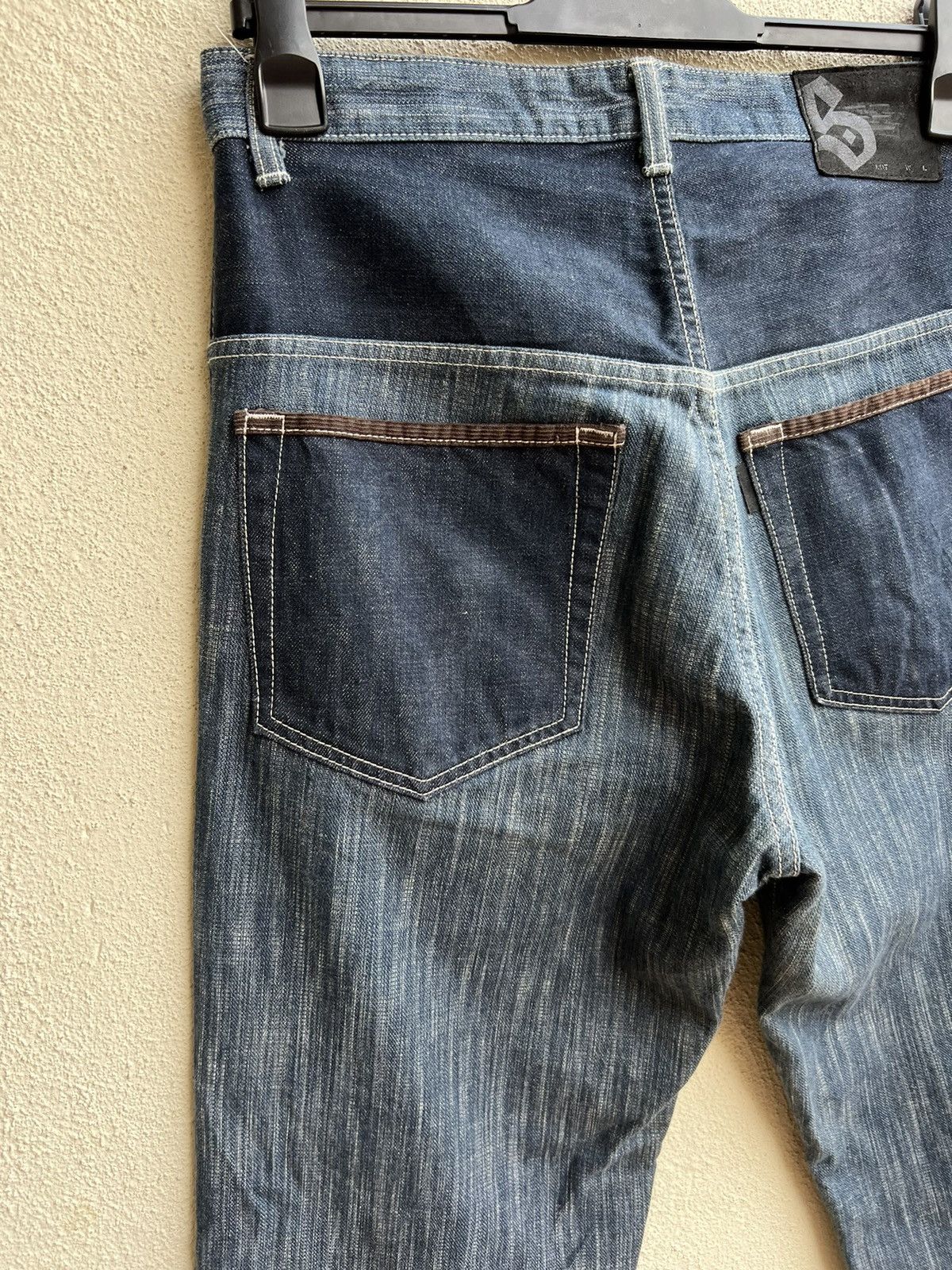 Vintage Vintage Scanner Fundamental Products Japan Blue Denim Jeans Size US 32 / EU 48 - 14 Thumbnail
