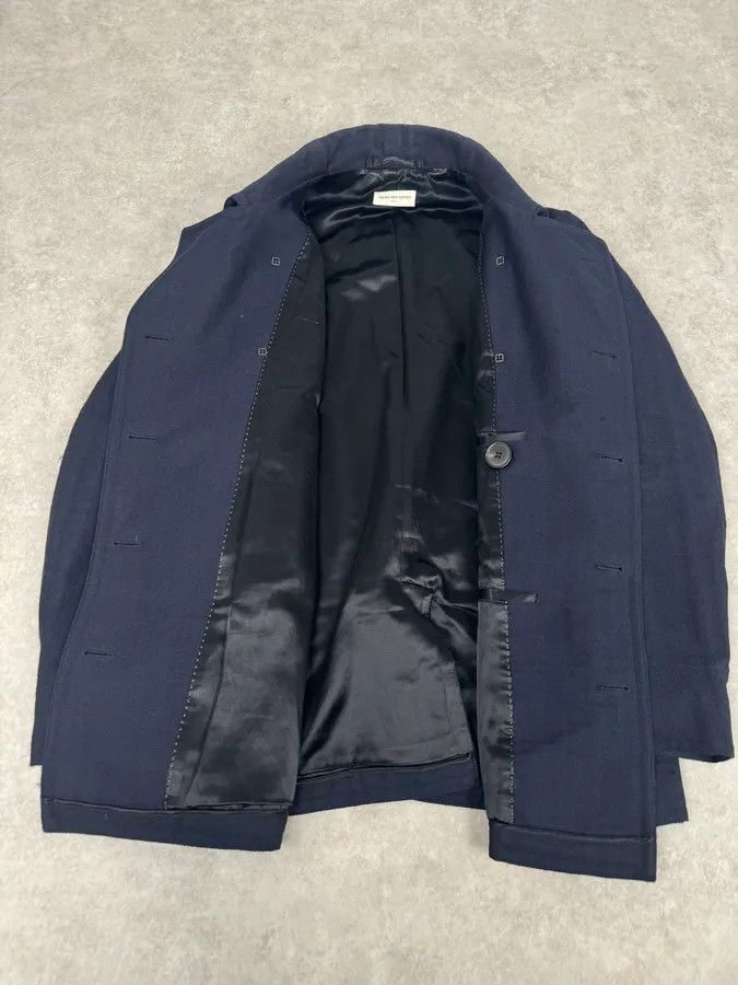 Dries Van Noten Dries Van Noten Navy Wool Caban Officer Jacket Size US M / EU 48-50 / 2 - 7 Thumbnail