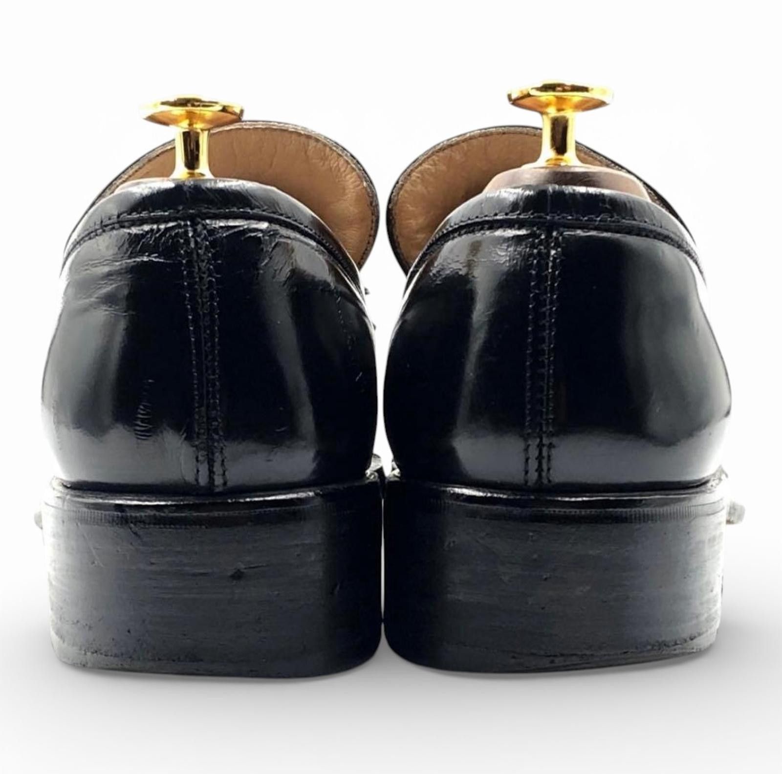 Gucci Gucci - Black Leather Men's Loafers Size US 9 / EU 42 - 6 Thumbnail