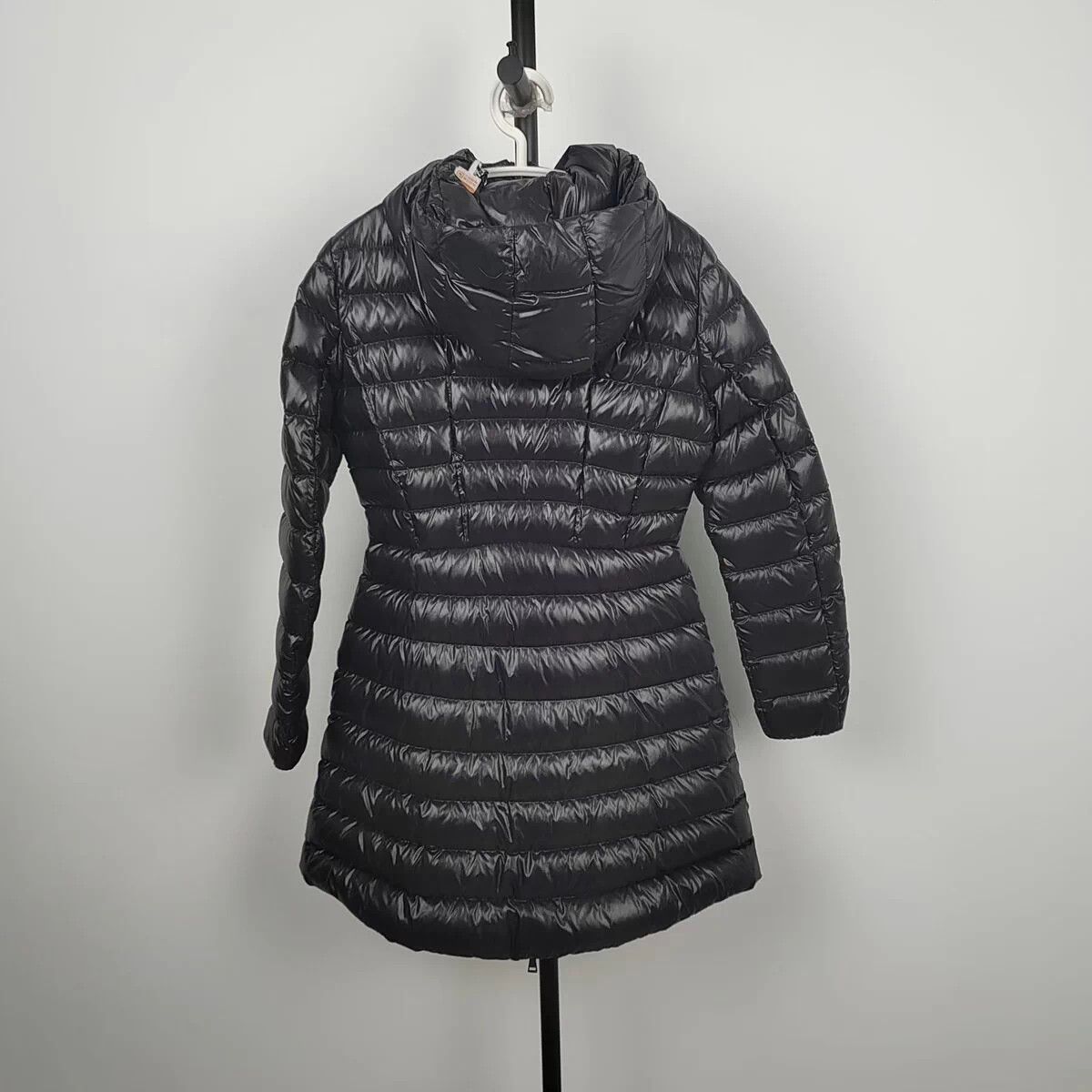 Moncler Moncler long down coat black size 1 Size S / US 4 / IT 40 - 2 Thumbnail