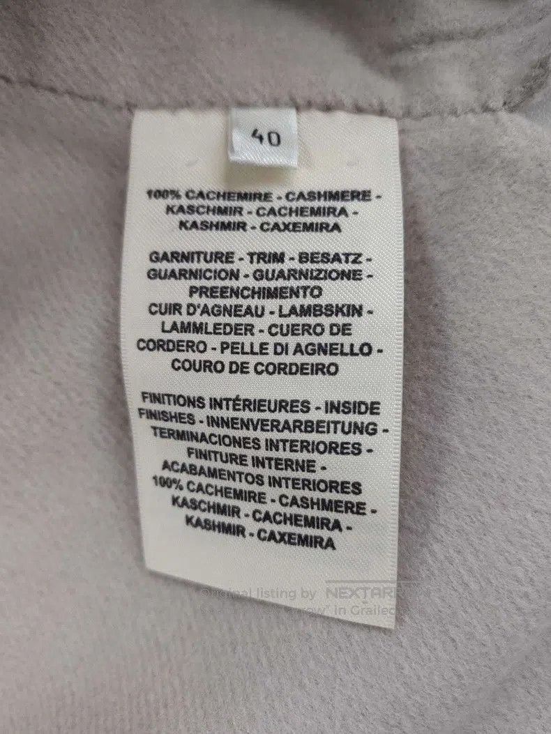 Hermes Hermes Beige and Gray Cashmere Vest Size S / US 4 / IT 40 - 4 Thumbnail