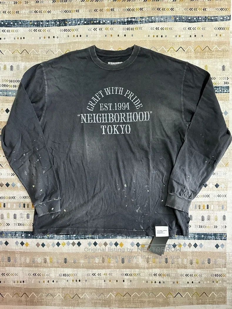 Neighborhood Neighborhood Made in Japan Splatter Wash Distressed Long-S Size US L / EU 52-54 / 3 - 1 Thumbnail