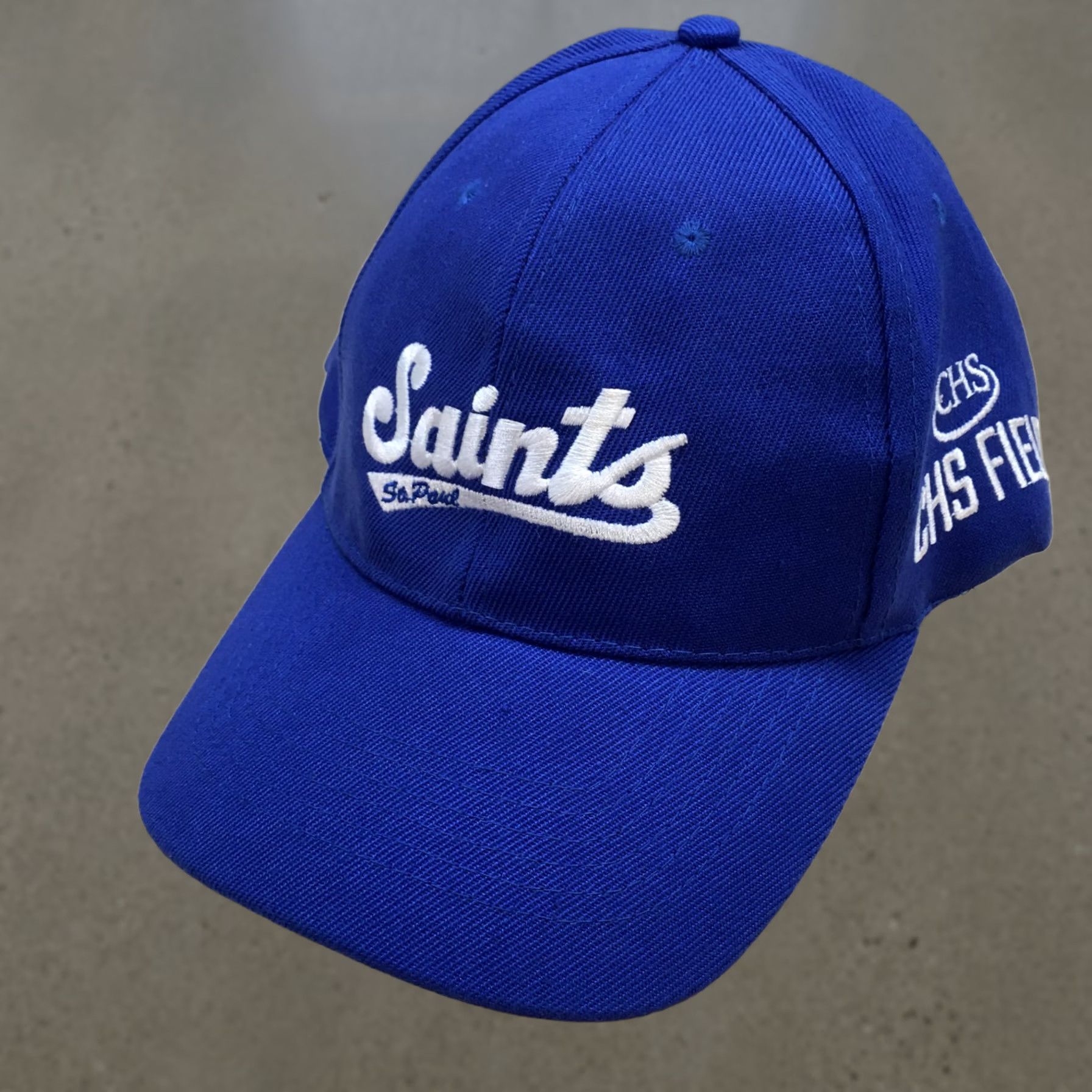 Logo 7 St. Paul Saints Baseball Hat Mens Blue One Size Curved Brim Embroidered Logo Size ONE SIZE - 1 Thumbnail